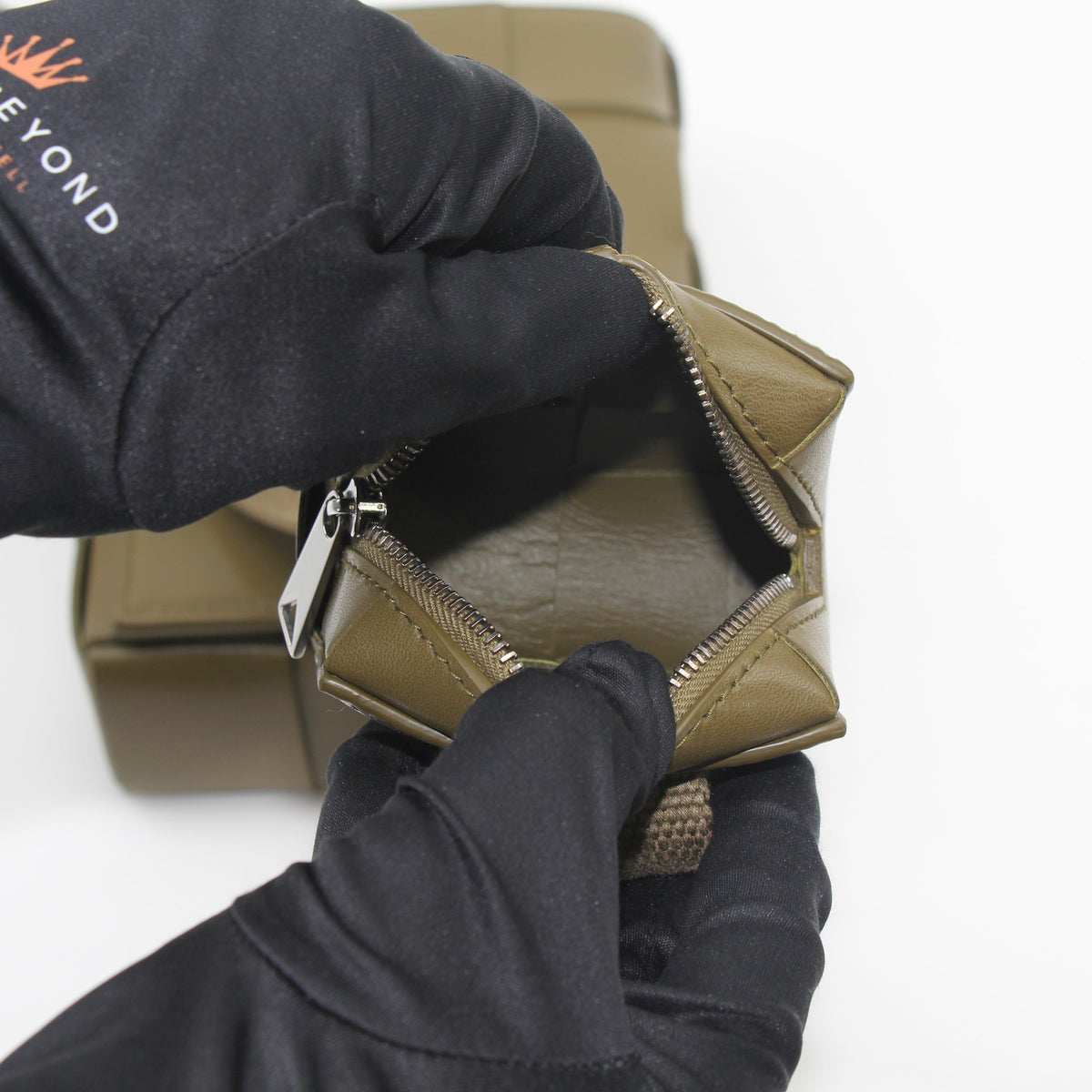 Bottega Veneta Olive Green Cassette on Strap Crossbody Bag