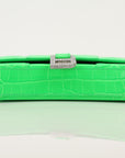 Balenciaga Neon Green Hourglass Crossbody Bag