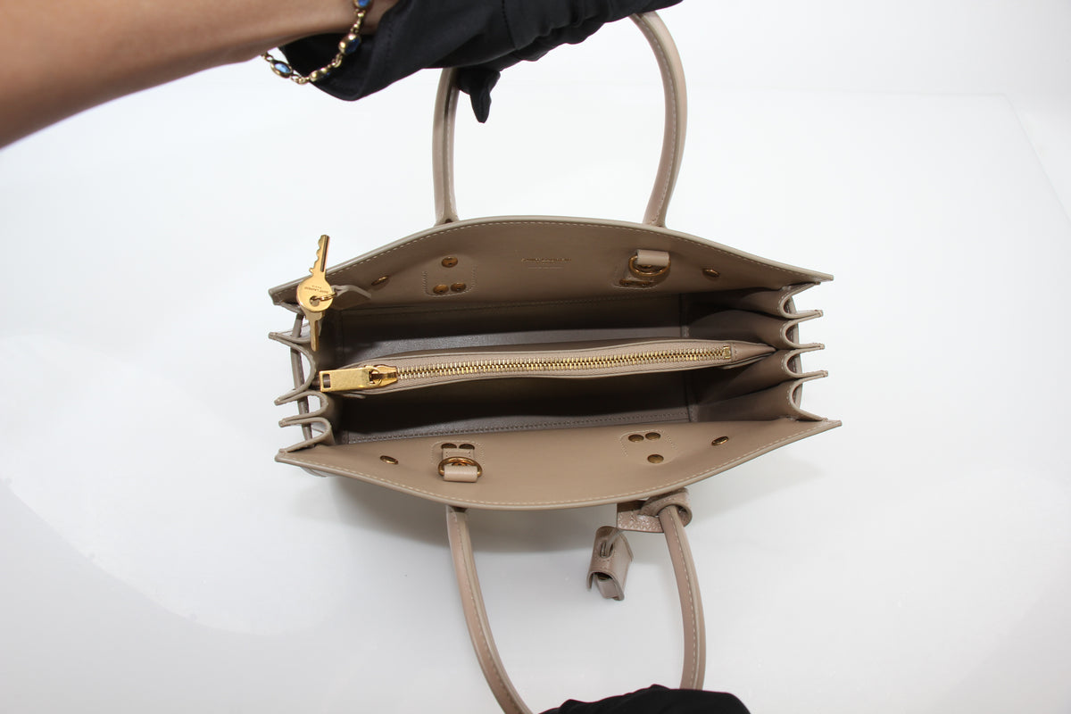 Saint Laurent Taupe Sac de Jour Baby Handbag