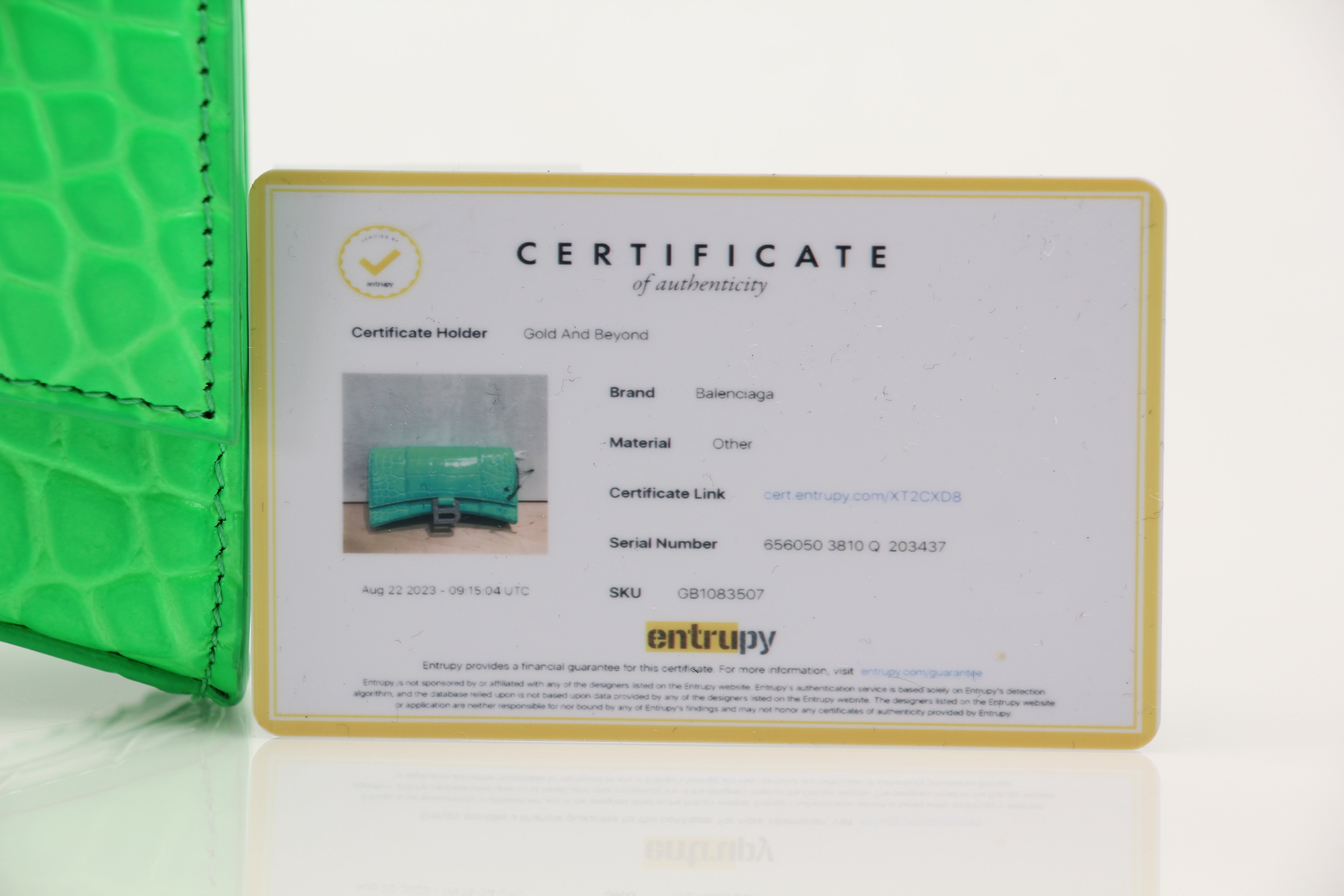 Balenciaga Neon Green Hourglass Crossbody Bag