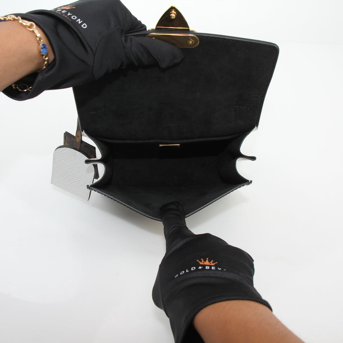 Louis Vuitton Black Monogram Vernis Spring Street PM Handbag