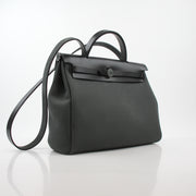 Hermès Black Herbag Zip 31 Handbag
