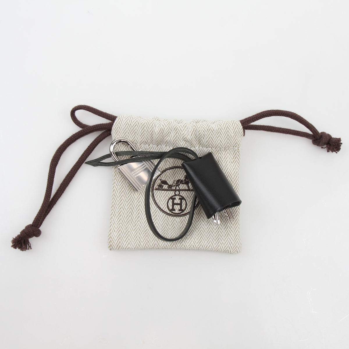 Hermès Black Herbag Zip 31 Handbag