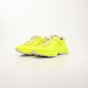 Gucci Men’s Rhyton Neon Leather Sneakers