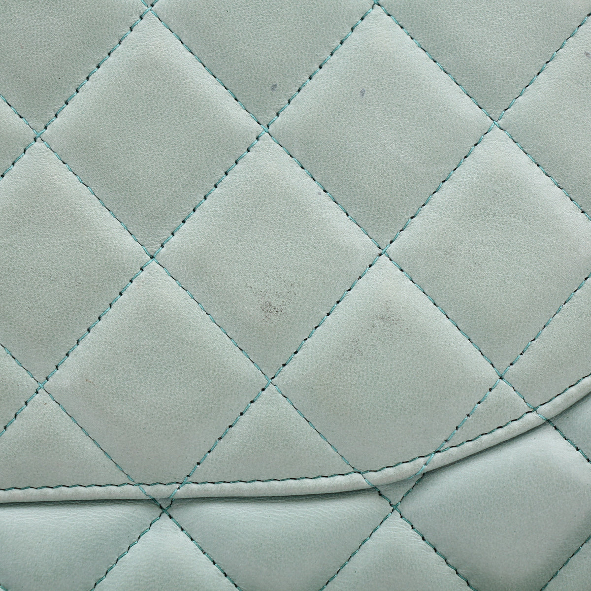 Chanel Light Mint Green Jumbo Classic Flap Bag