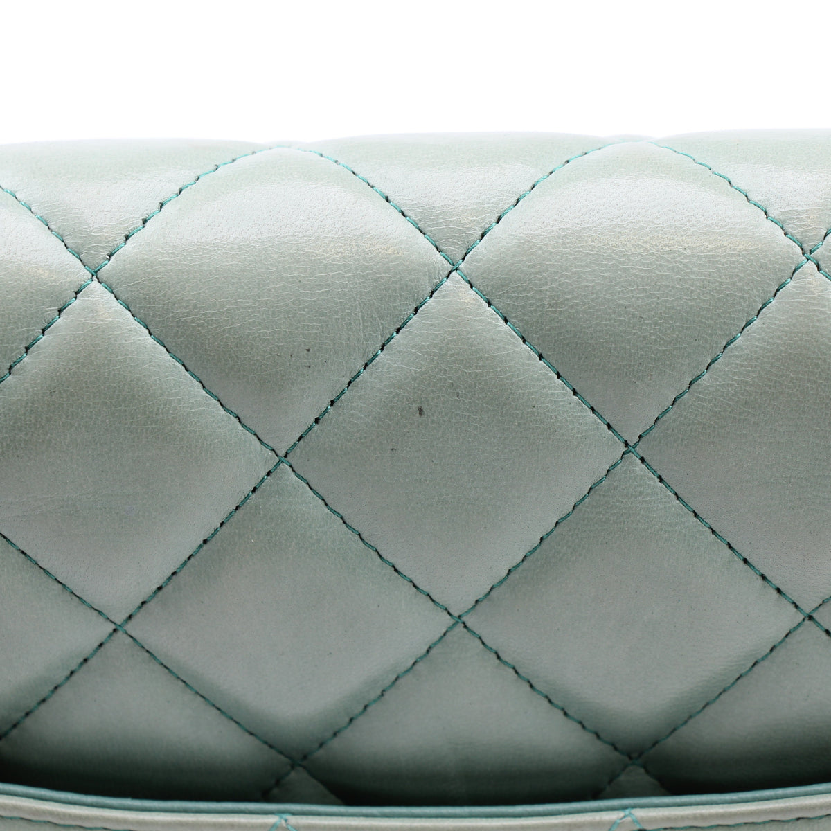 Chanel Light Mint Green Jumbo Classic Flap Bag
