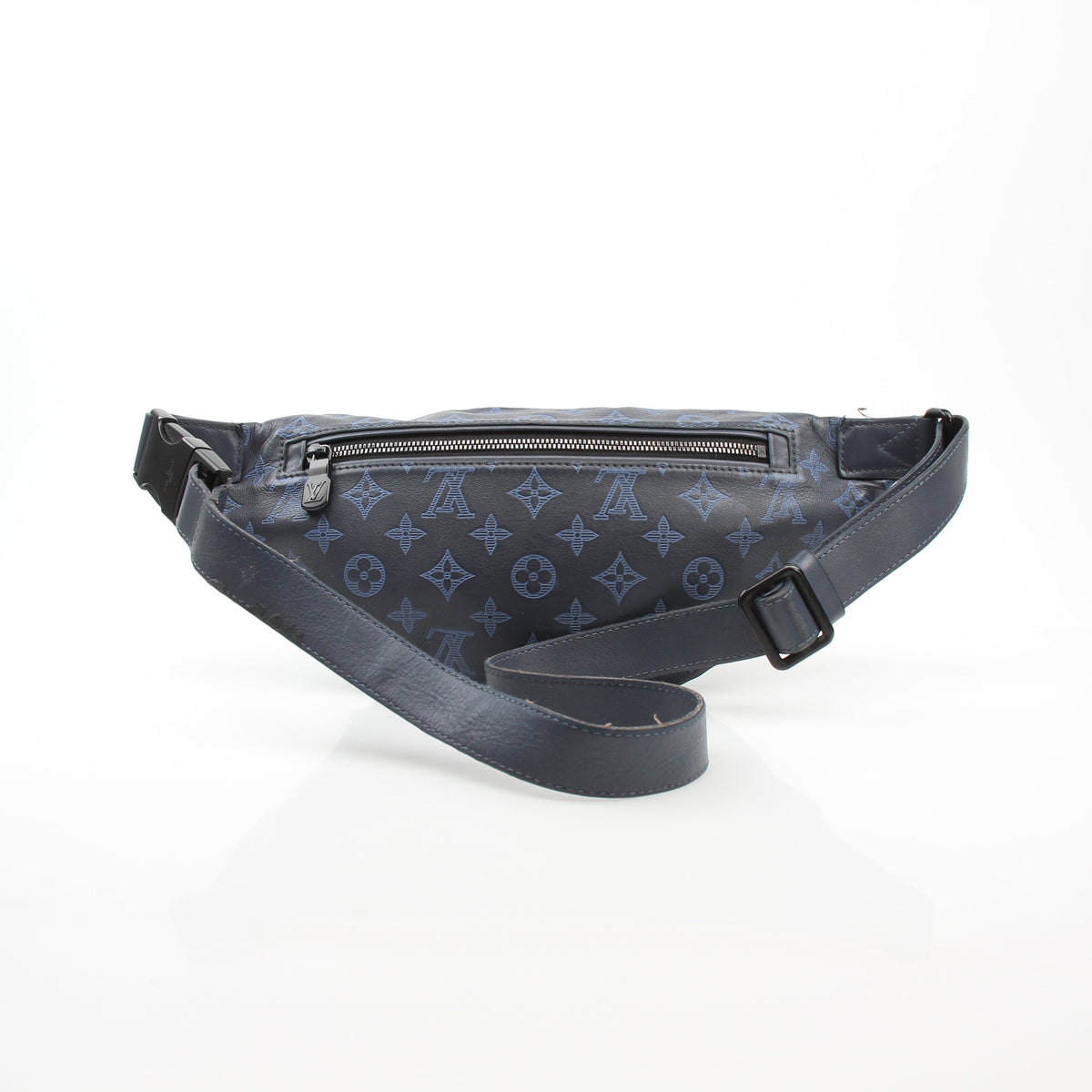 Louis Vuitton Blue Monogram Shadow Discovery Bumbag