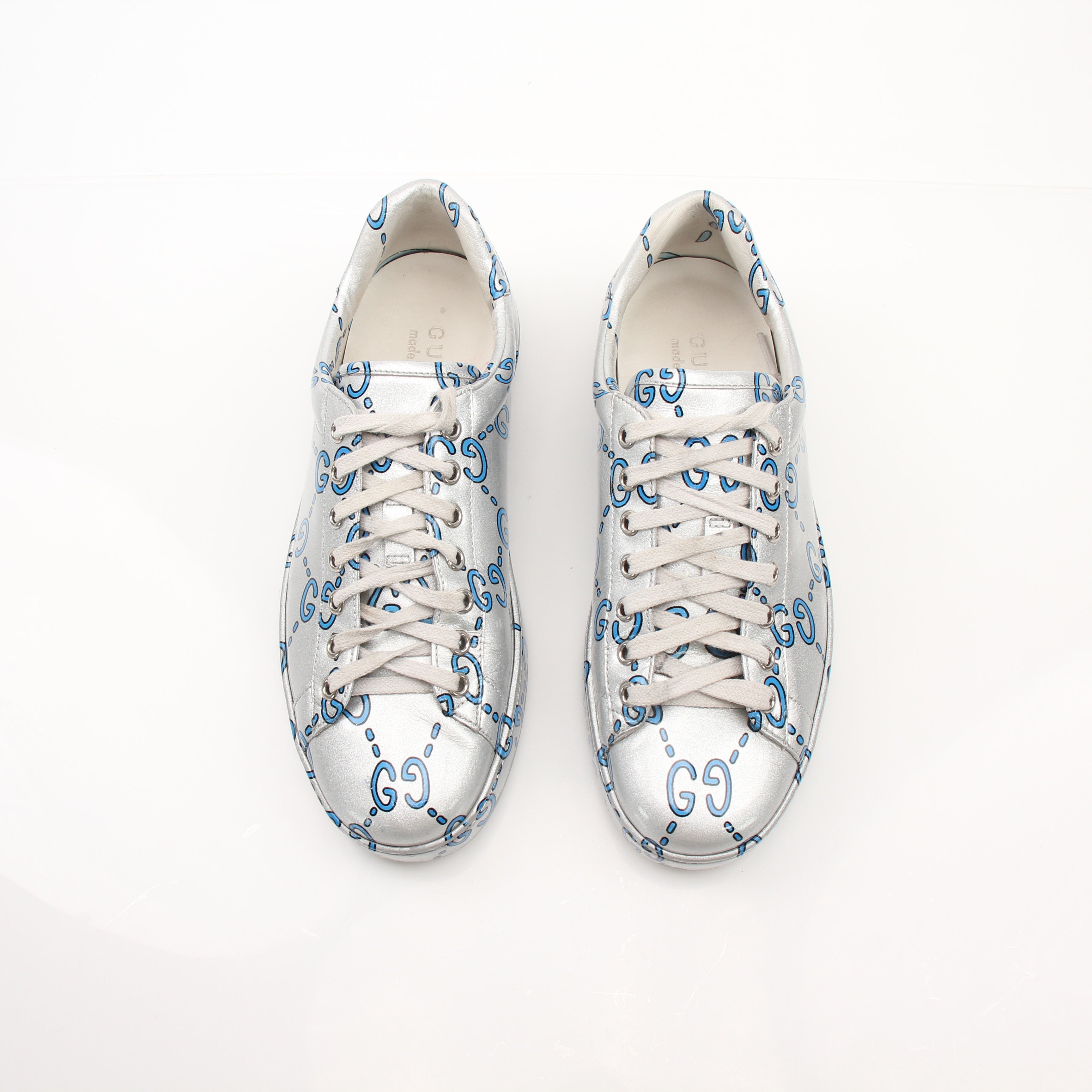 Gucci Men’s GG Monogram Ace Low Sneakers
