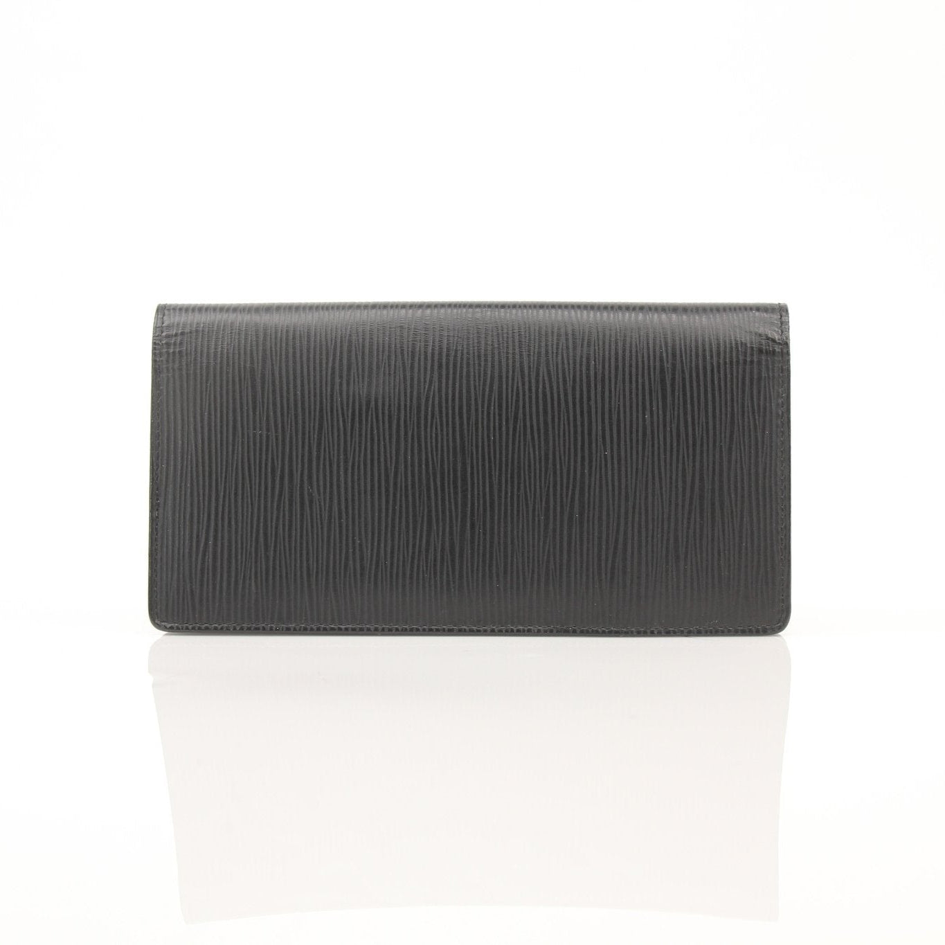 Louis Vuitton Epi Brazza Wallet by Gold & Beyond, featuring textured leather, multiple card slots, and a sleek design.