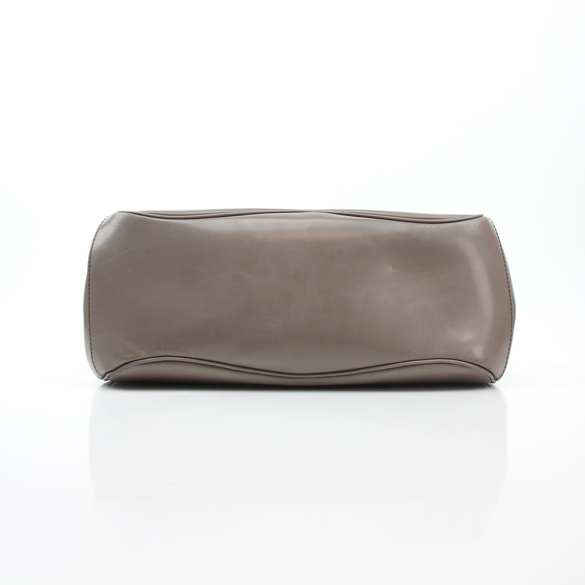 Gucci Grey Lady Lock Bamboo Top Handle Bag