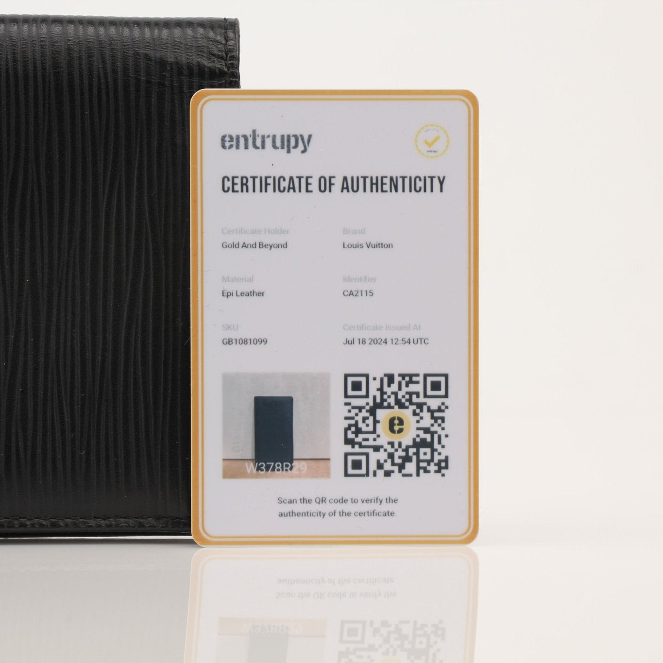 Louis Vuitton Epi Brazza Wallet by Gold & Beyond, showcasing textured leather exterior and multiple card slots.