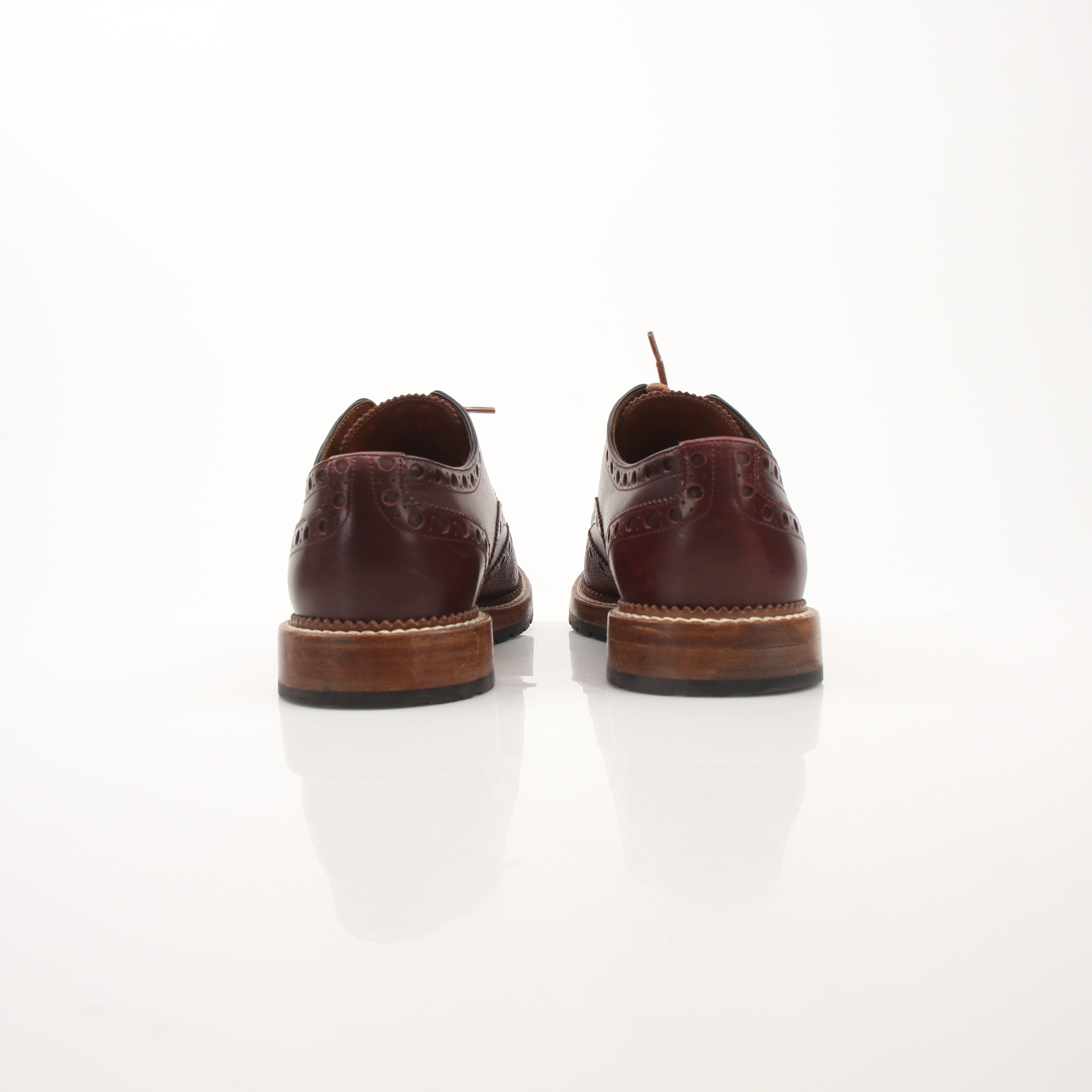 Louis Vuitton Men’s Leather Wingtip Brogue Derby Shoes