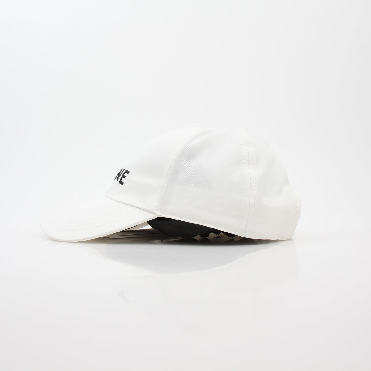 Celine White Cotton Baseball Cap