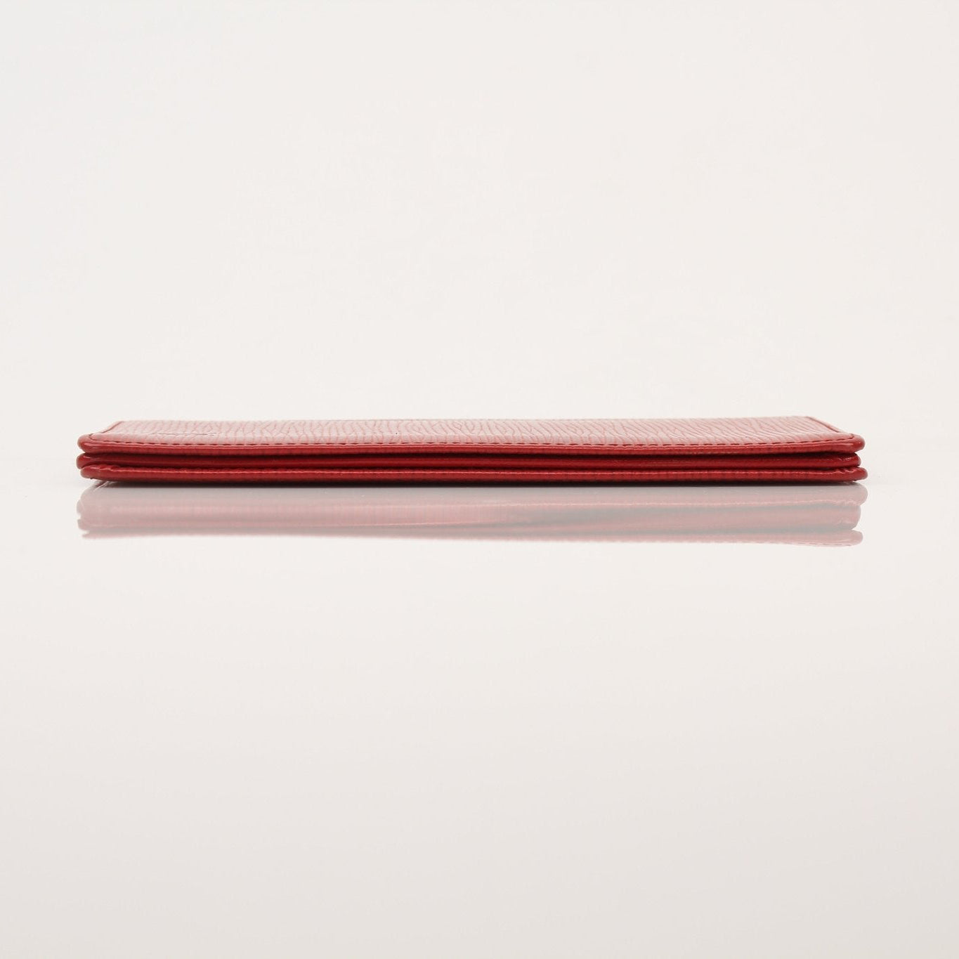 Louis Vuitton Epi Checkbook Wallet by Gold & Beyond showing textured leather exterior and interior card slots.