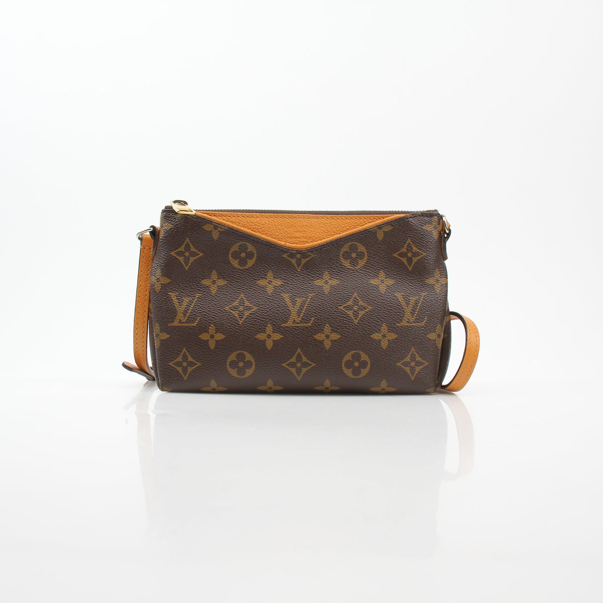 Louis Vuitton Brown Monogram Pallas Clutch