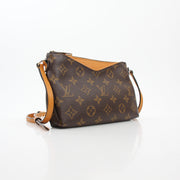 Louis Vuitton Brown Monogram Pallas Clutch
