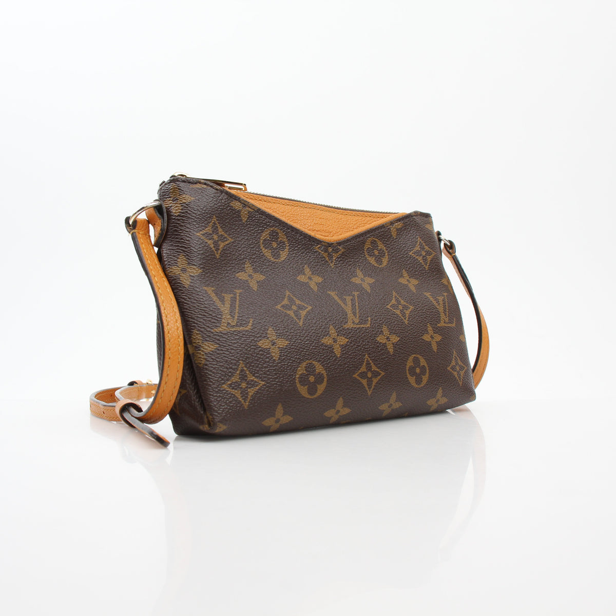 Louis Vuitton Brown Monogram Pallas Clutch