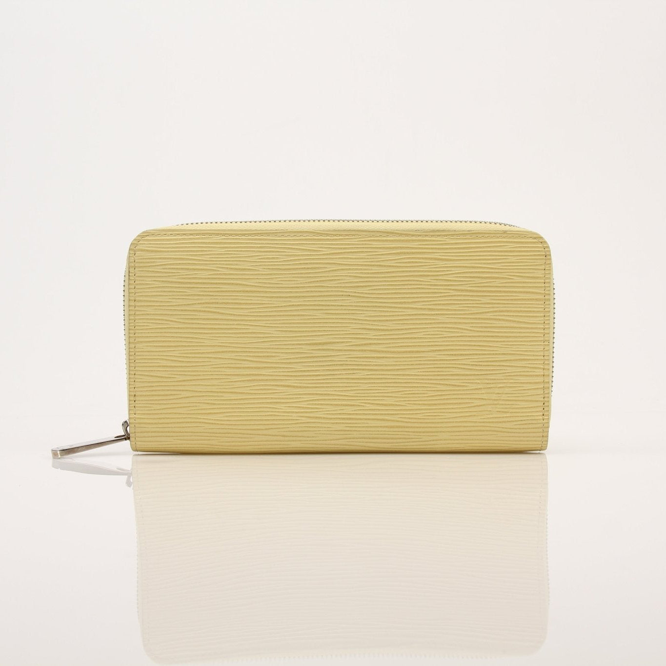Louis Vuitton Epi Zippy Wallet by Gold & Beyond, featuring textured Epi leather with gold-tone zipper and compact design.