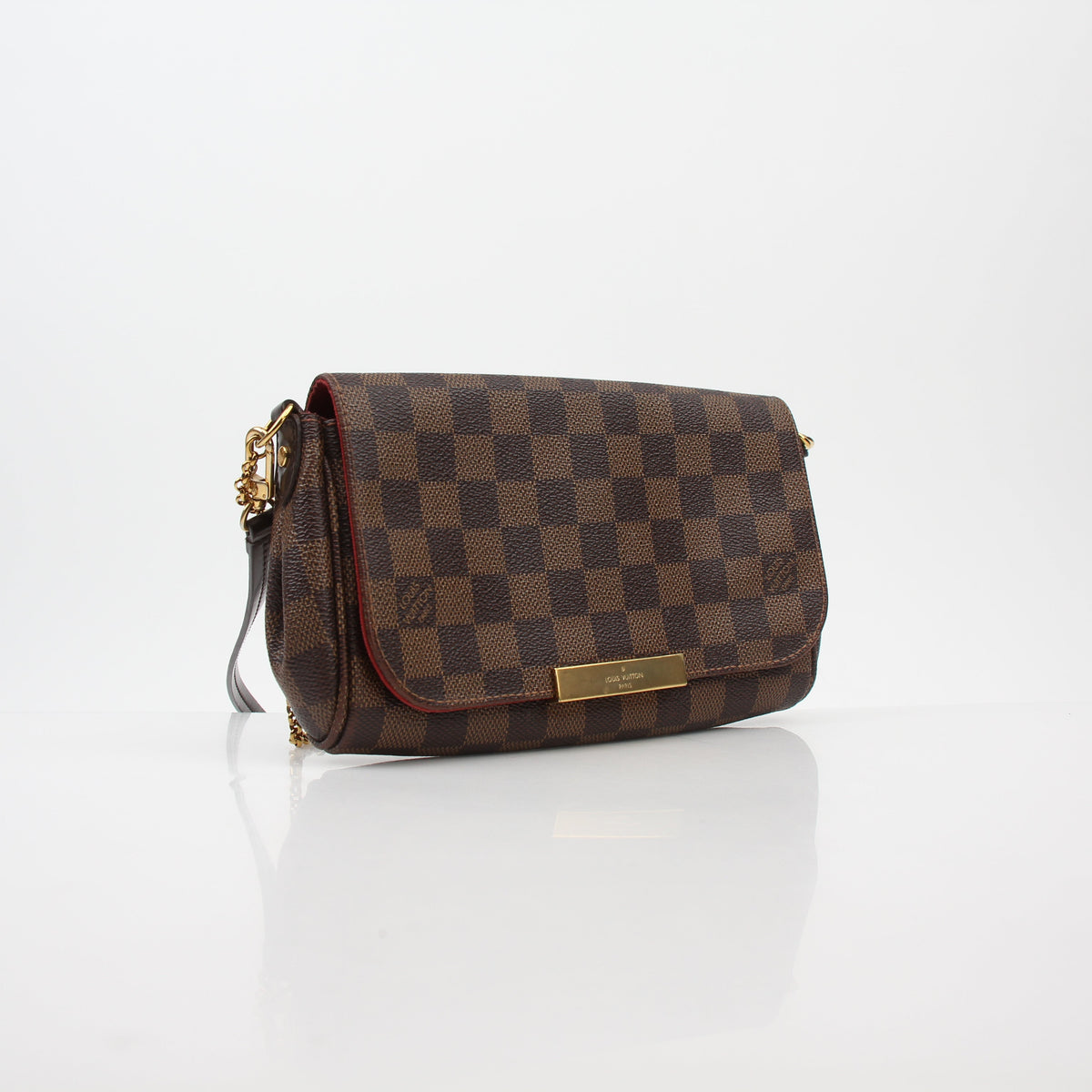 Louis Vuitton Brown Damier Ebene Favorite PM Shoulder Bag