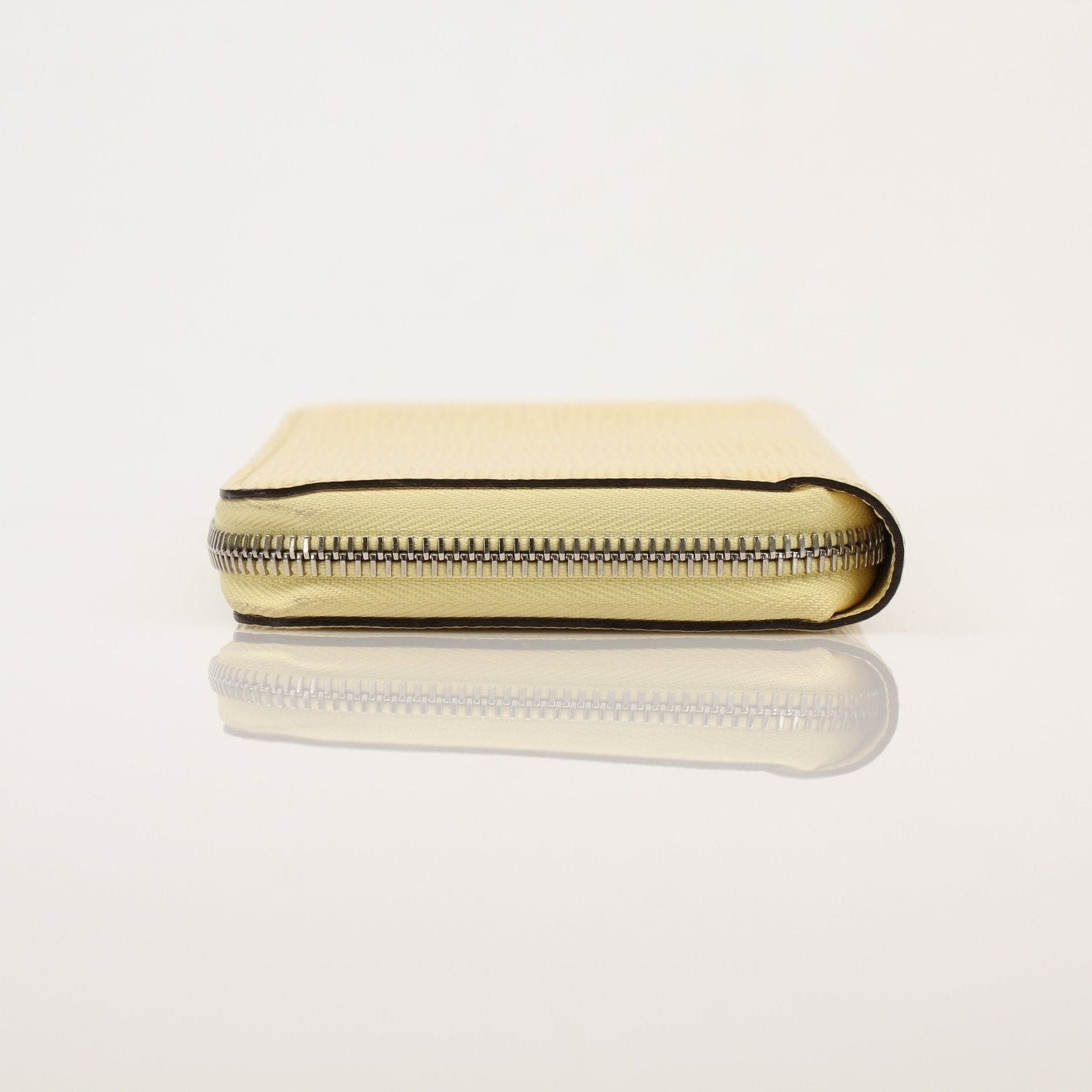 Louis Vuitton Epi Zippy Wallet by Gold & Beyond, showing the textured Epi leather exterior and zipper closure.