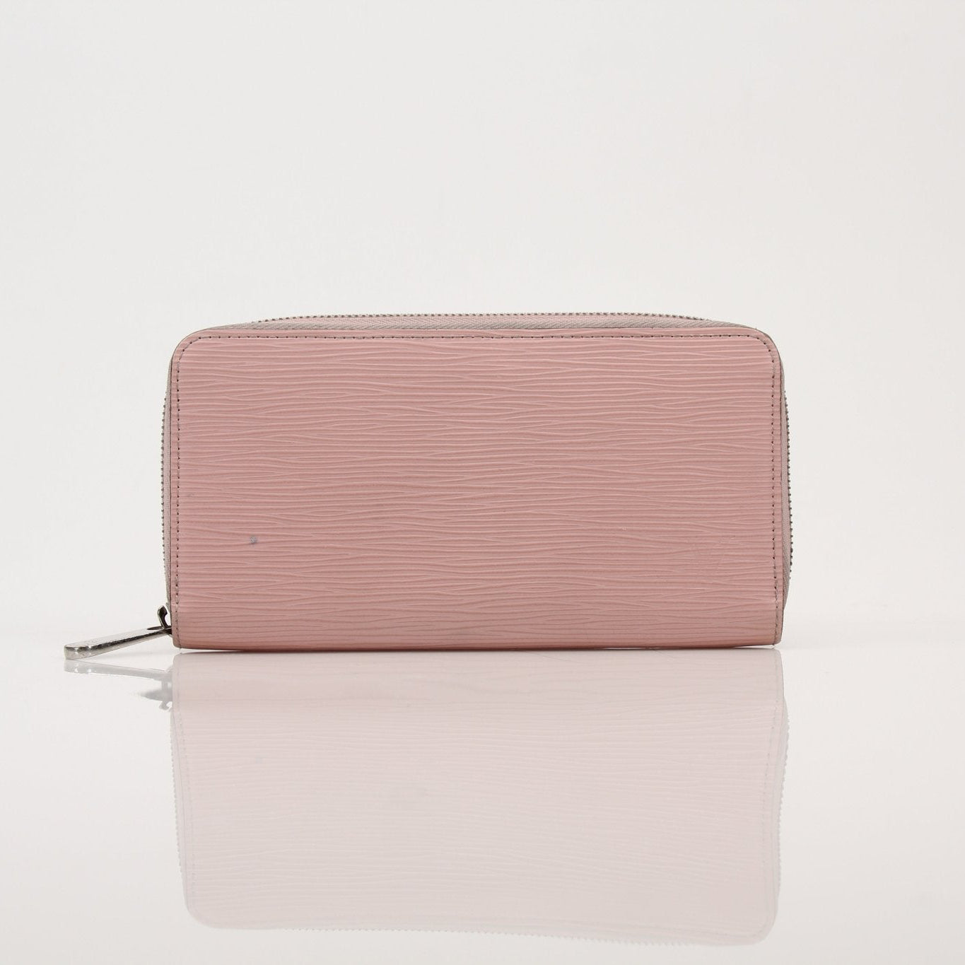 Gold & Beyond Louis Vuitton Epi Zippy Wallet with gold-tone zipper and textured Epi leather surface.