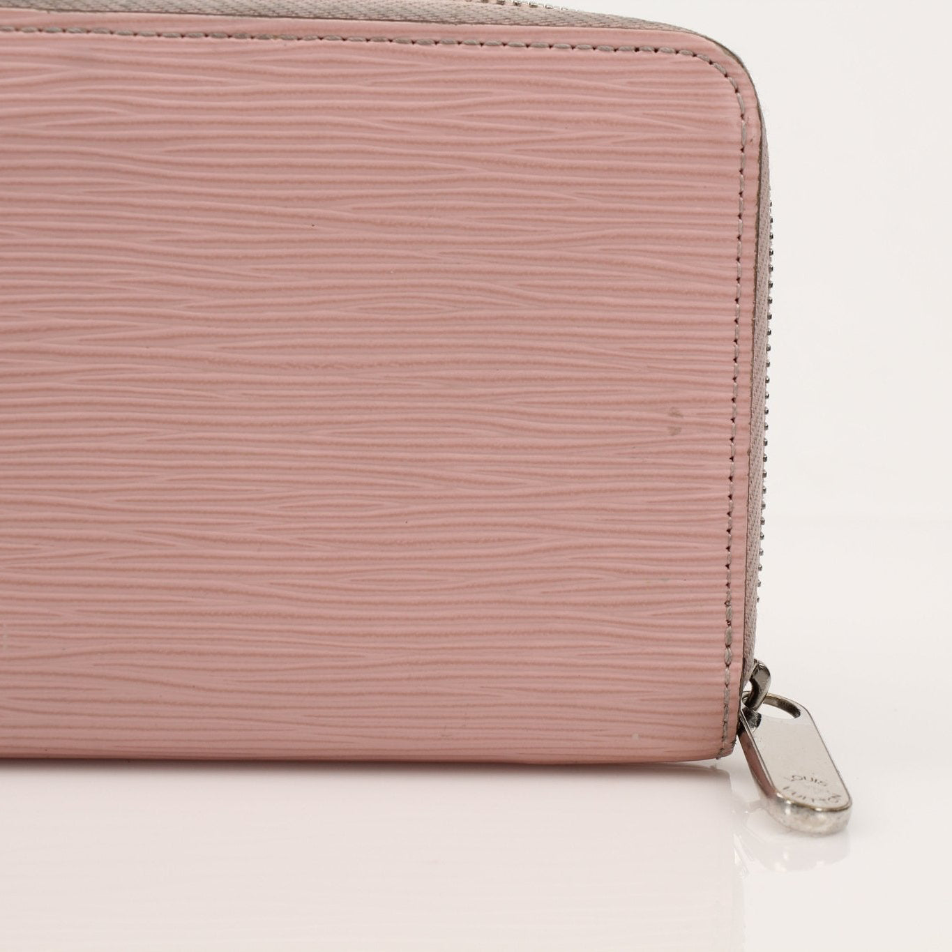 Louis Vuitton Epi Zippy Wallet by Gold & Beyond, showcasing textured epi leather with gold-tone zipper and compact design.