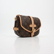 Louis Vuitton Brown Monogram Saumur BB Handbag