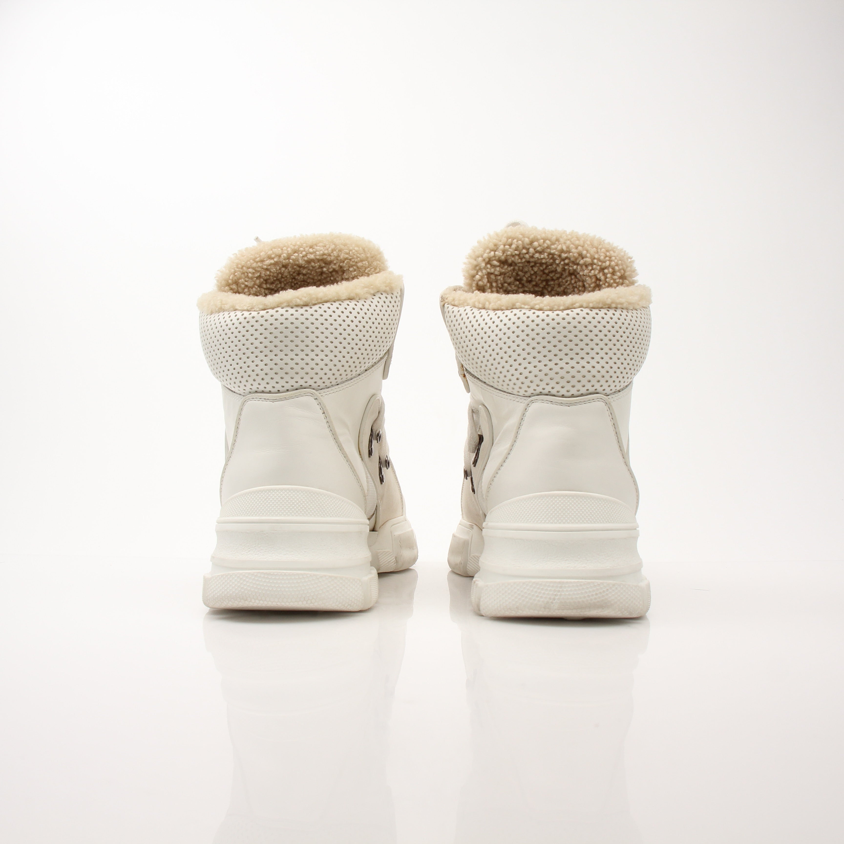 Gucci Women’s Flashtrek White Boots