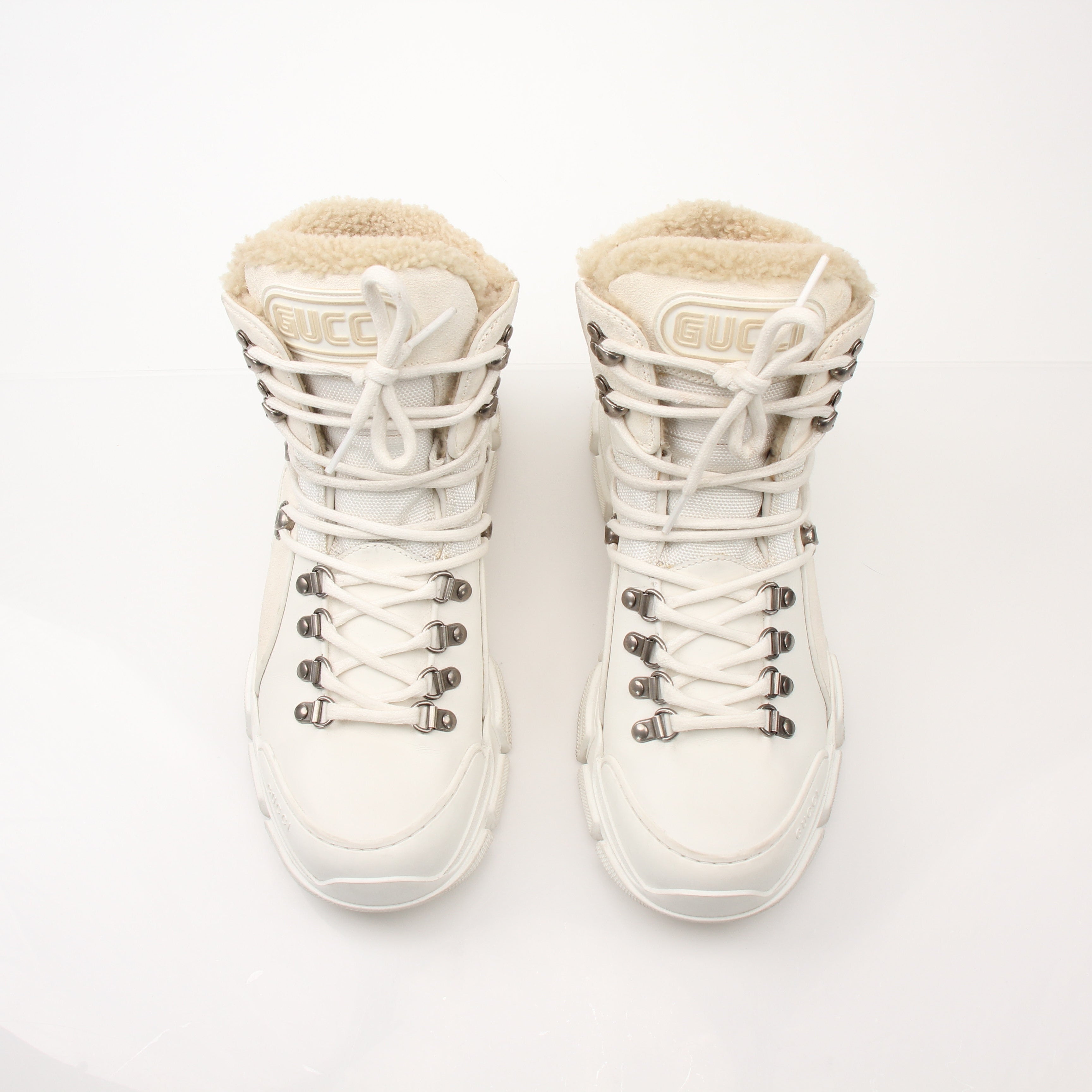 Gucci Women’s Flashtrek White Boots