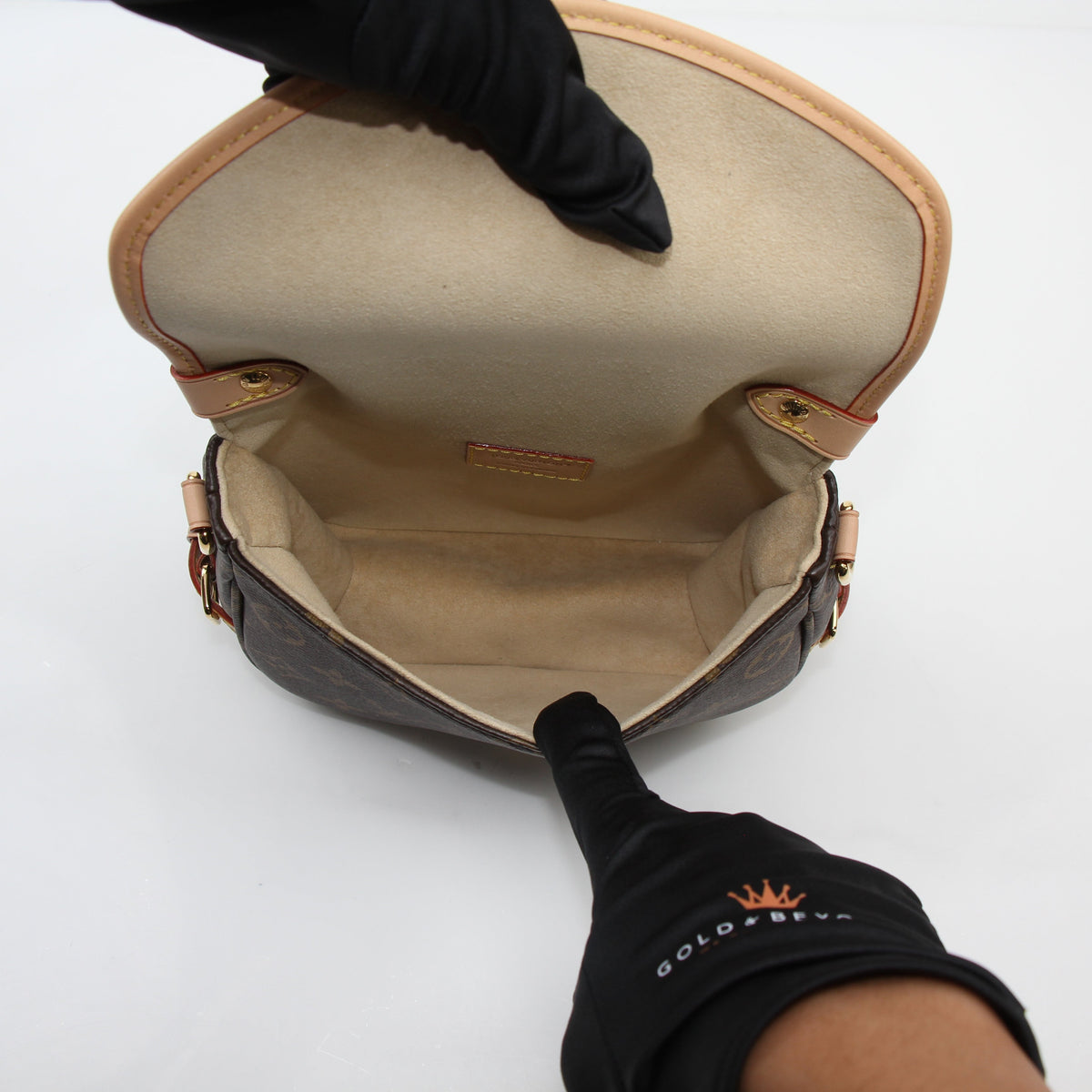 Louis Vuitton Brown Monogram Saumur BB Handbag
