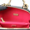 Chanel Matelassé Vanity Shoulder Bag in quilted leather with a chain strap and elegant gold accents.