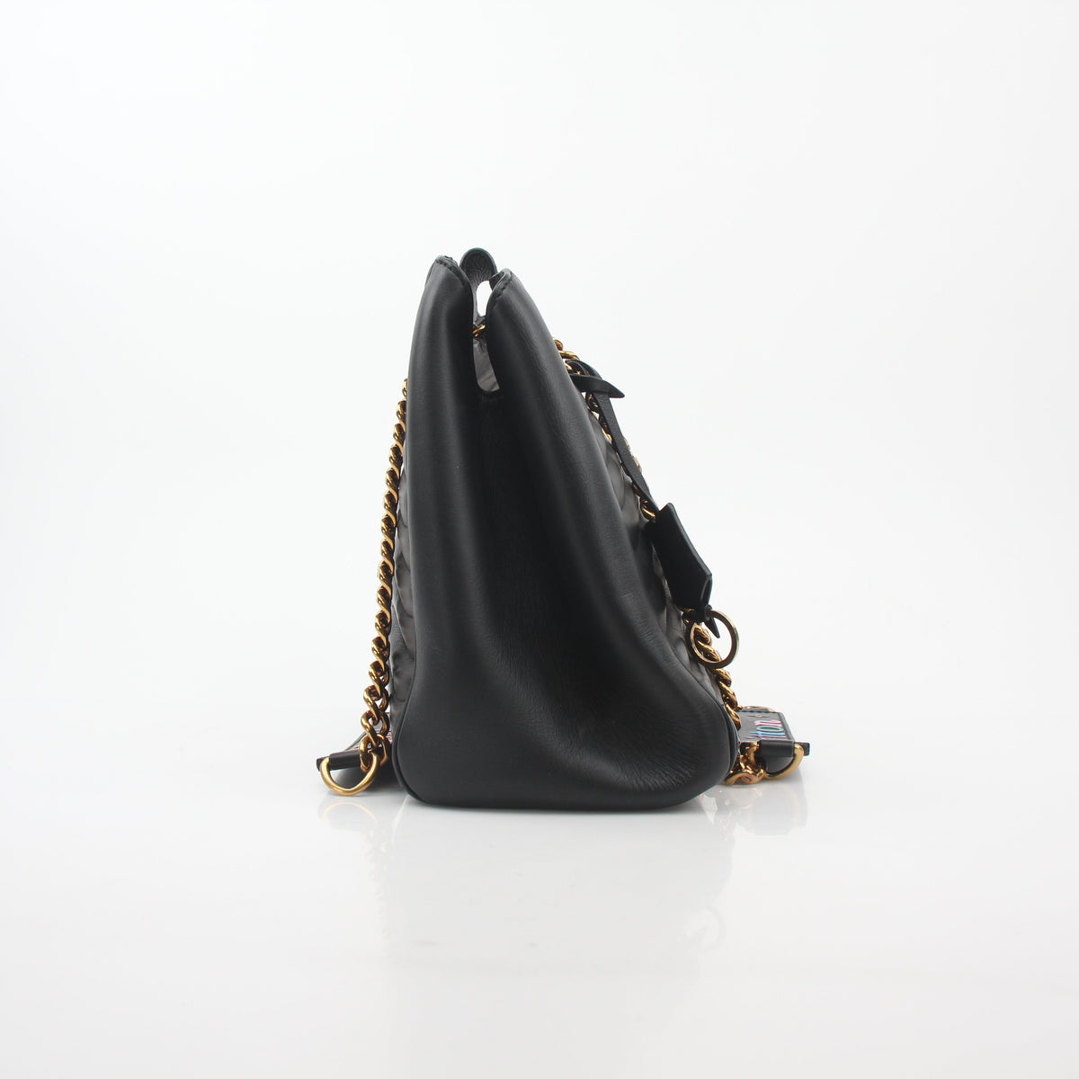 Louis Vuitton Black New Wave Chain Tote Bag