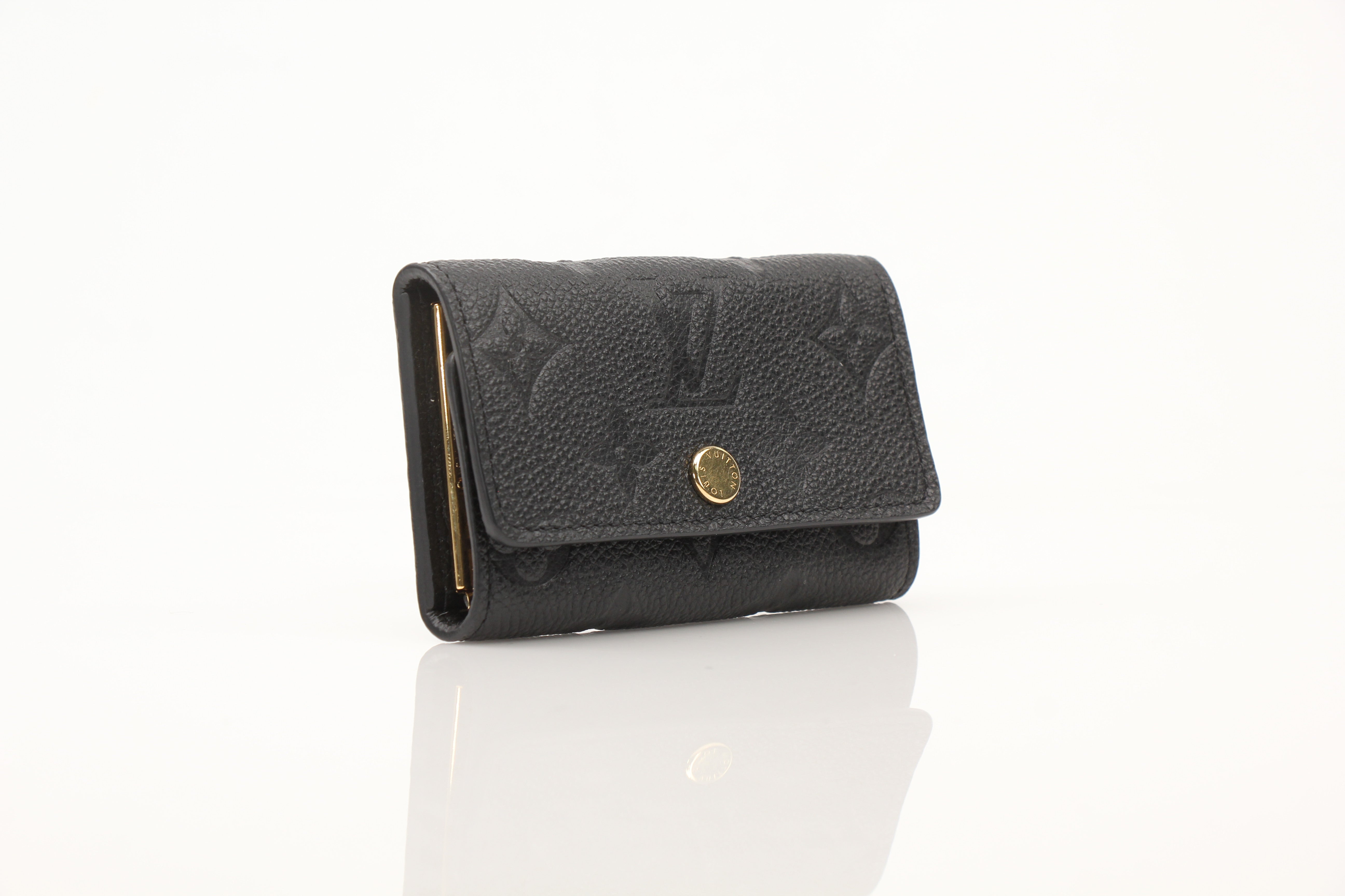 Louis Vuitton Black Empreinte 6-Key Holder
