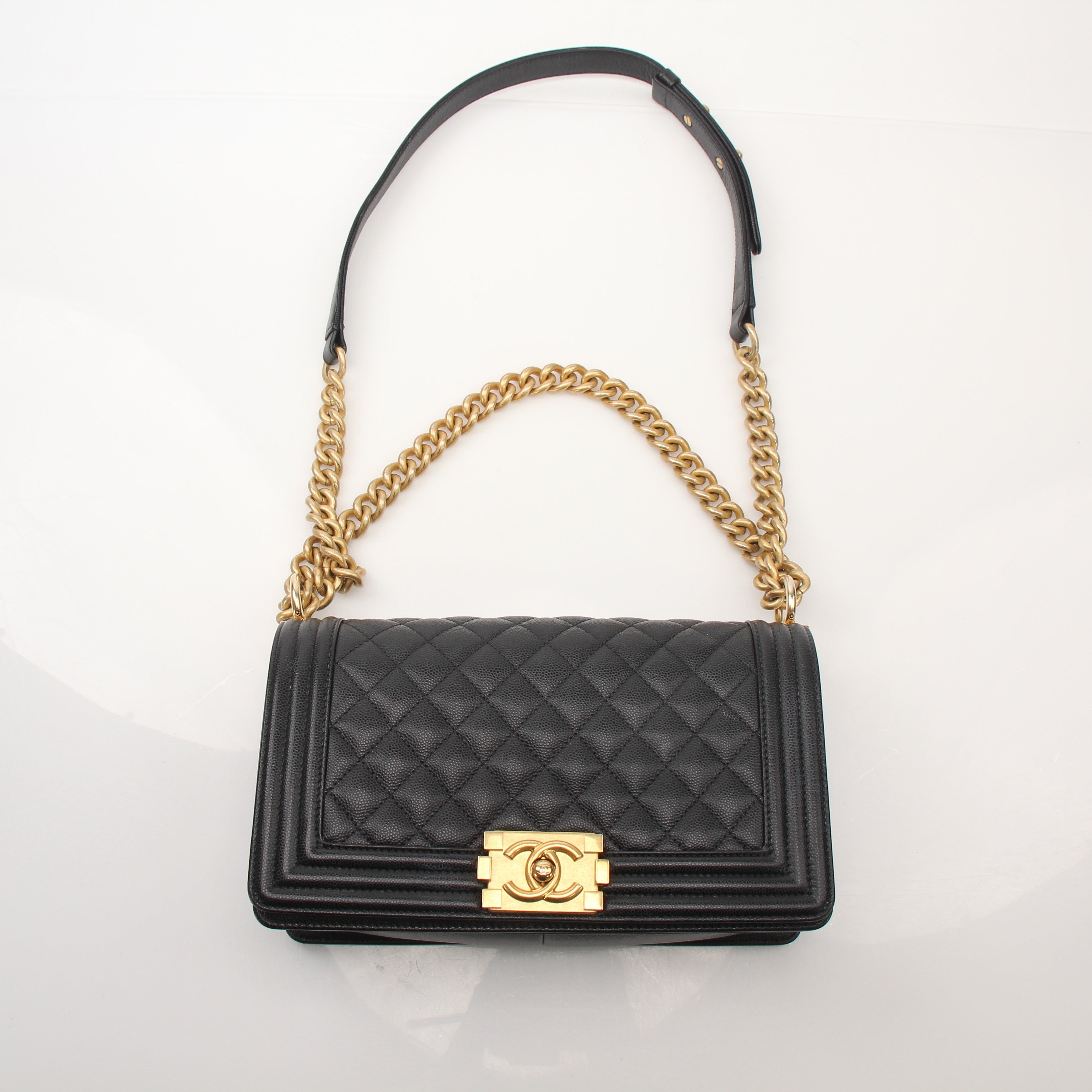 Chanel Quilted Boy Flap Shoulder Bag