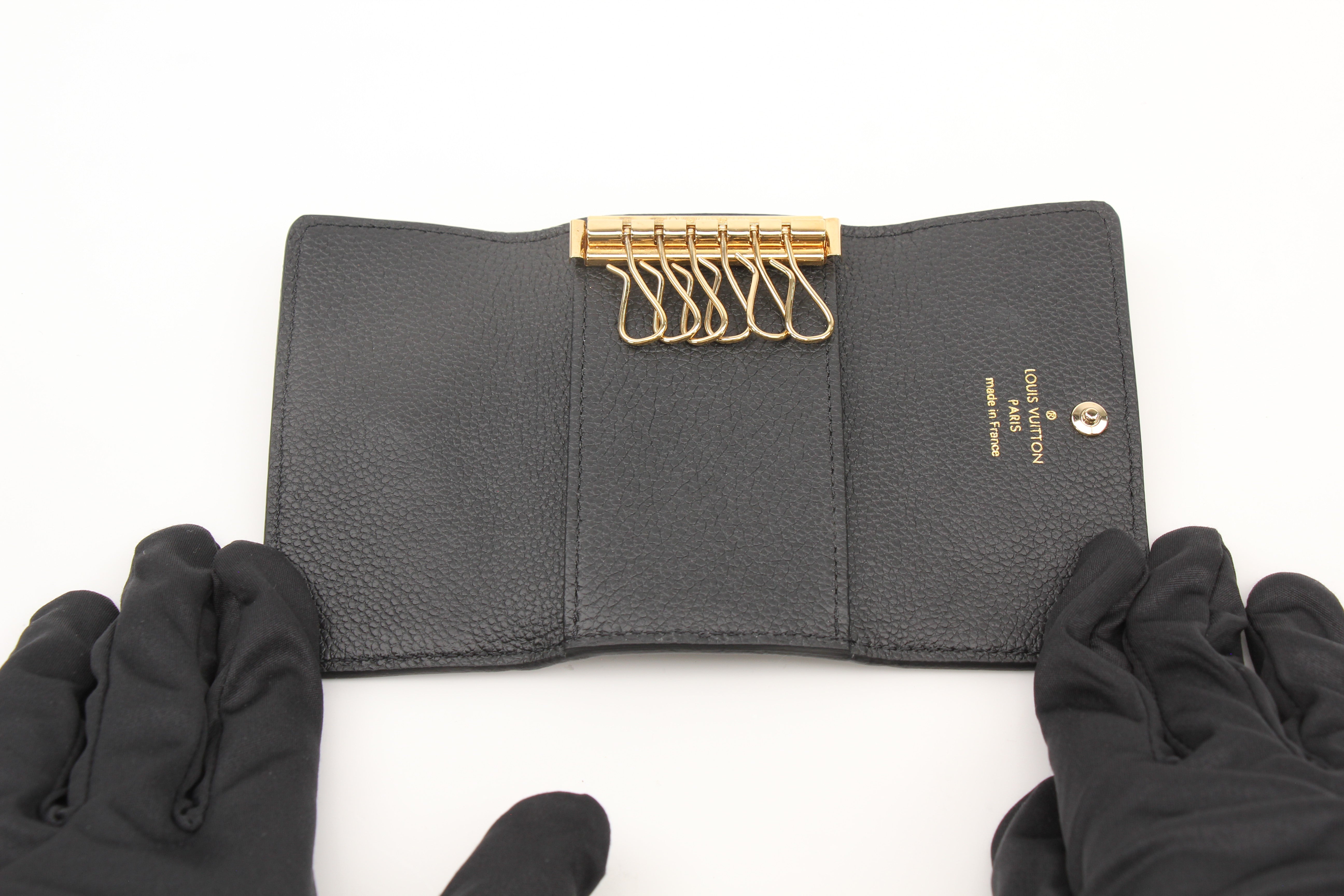 Louis Vuitton Black Empreinte 6-Key Holder