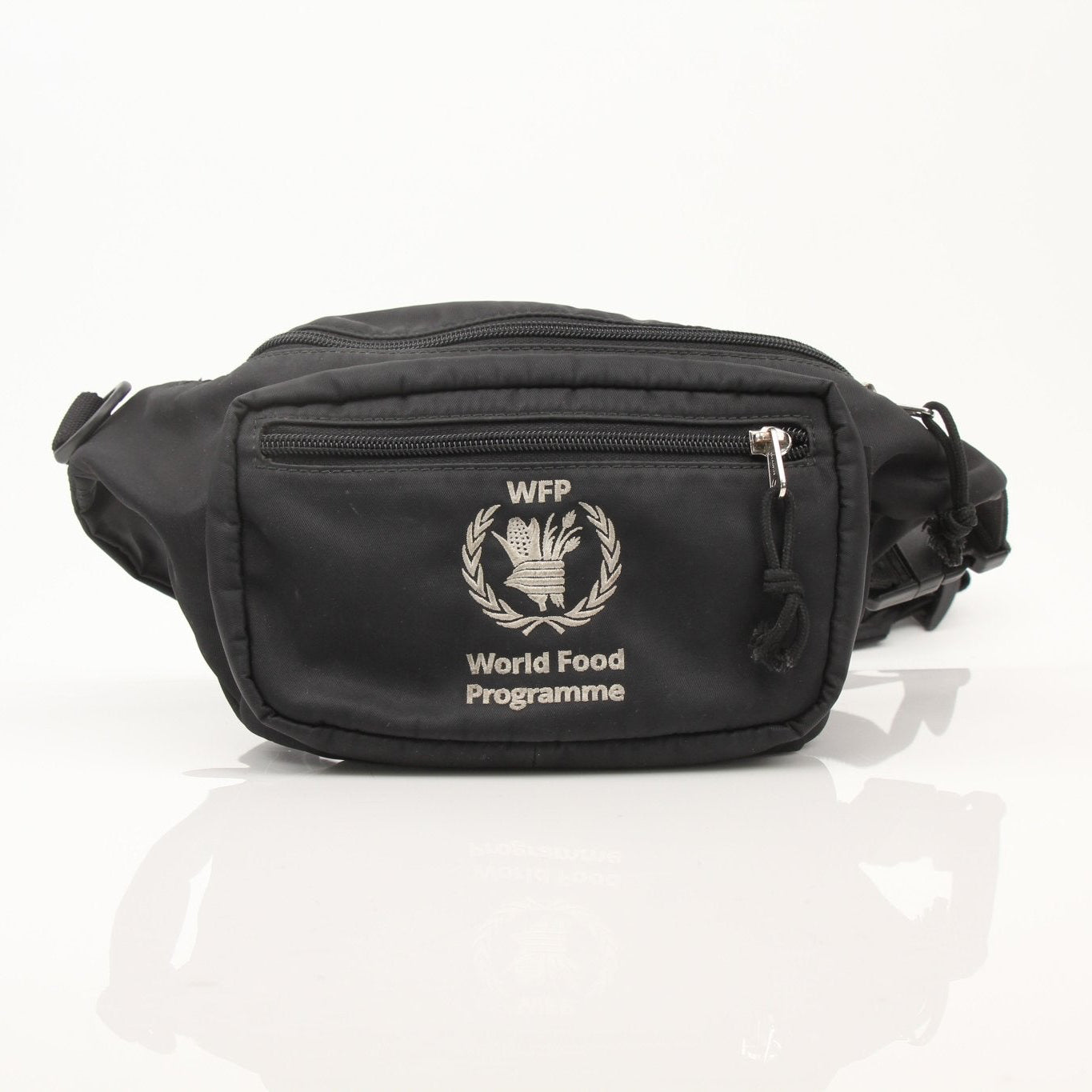 Gold & Beyond Balenciaga WFP nylon belt bag, a stylish handbag with adjustable straps and modern design.