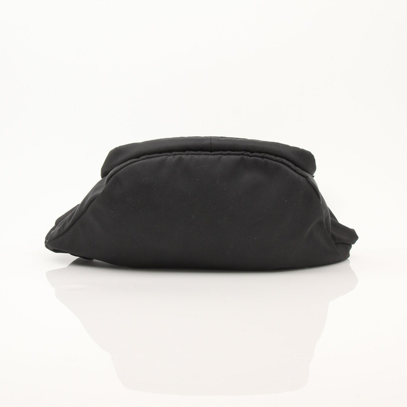 Gold & Beyond nylon belt bag featuring a Balenciaga WFP handbag style with adjustable strap and sleek design.
