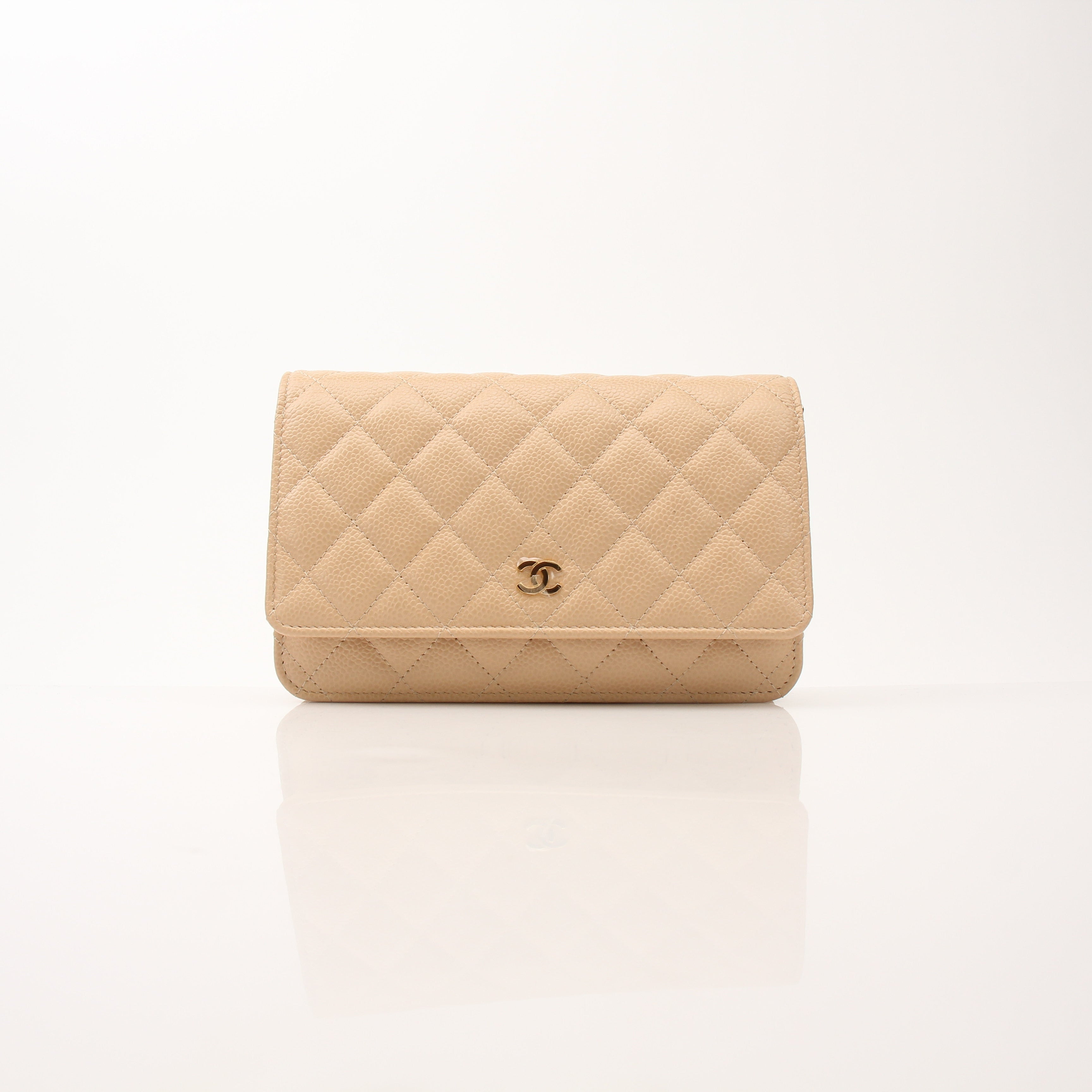 Chanel Caviar Quilted Wallet on Chain Bag