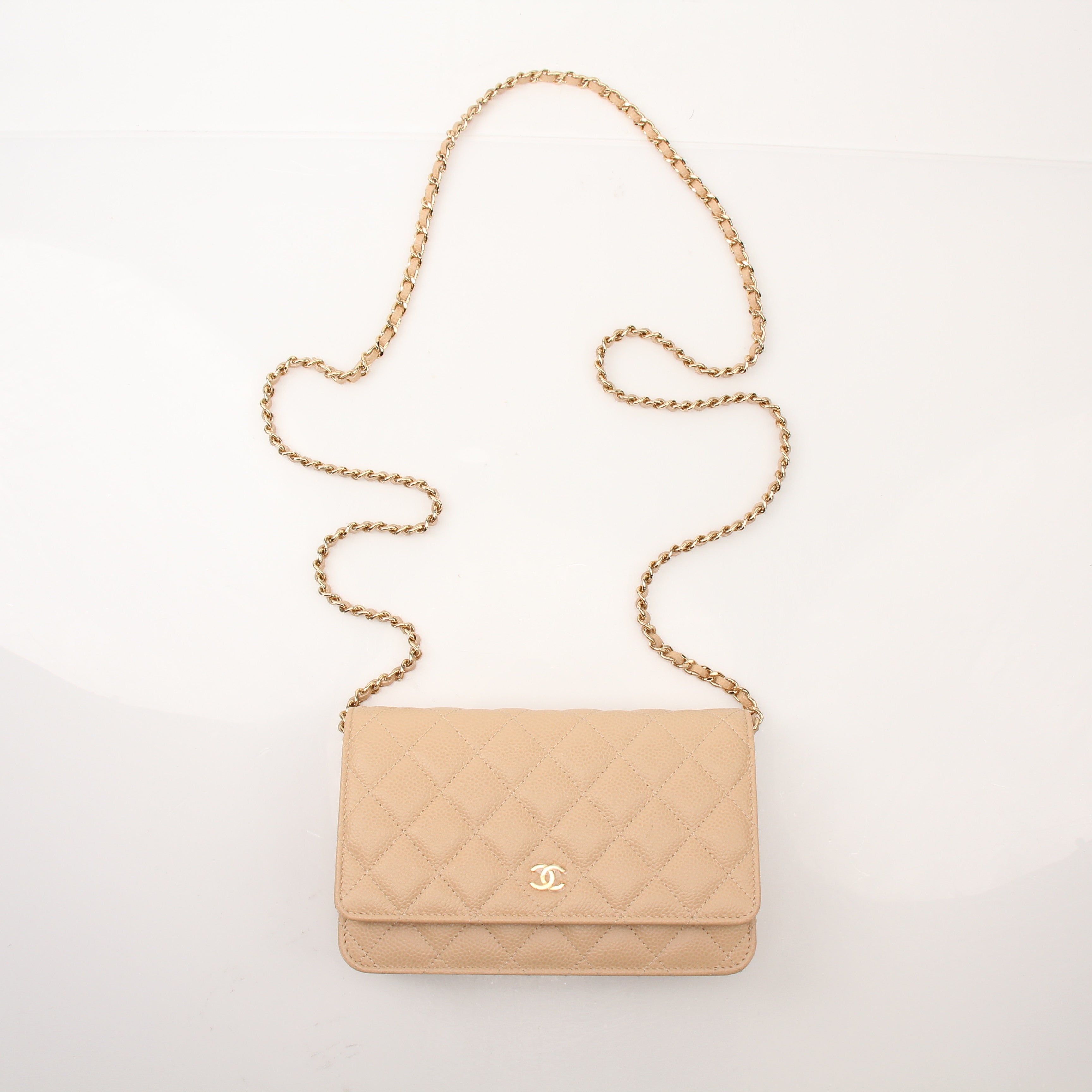 Chanel Caviar Quilted Wallet on Chain Bag