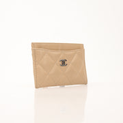 Chanel Quilted Caviar Leather Card Holder