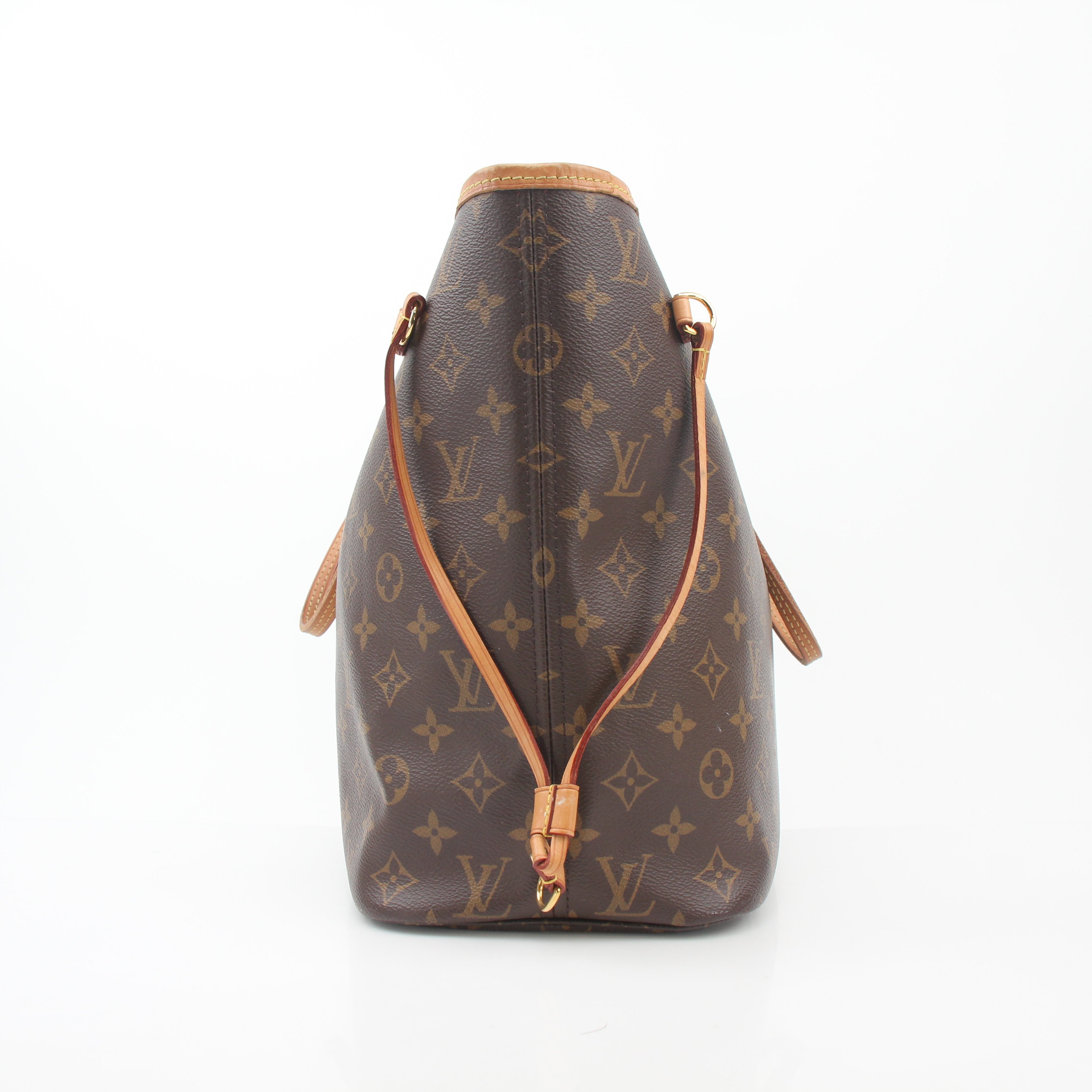 Louis Vuitton Monogram Neverfull MM tote handbag by Gold & Beyond, featuring classic monogram canvas and leather handles.