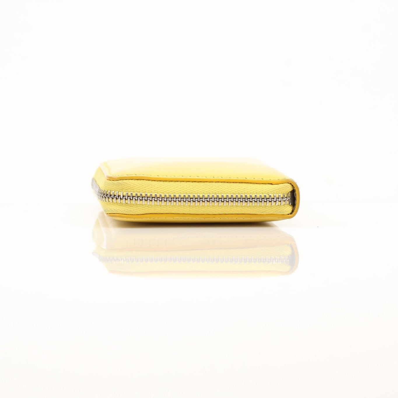 Gold & Beyond Celine Compact Zipped Wallet, black leather wallet with zipper closure and multiple card slots.