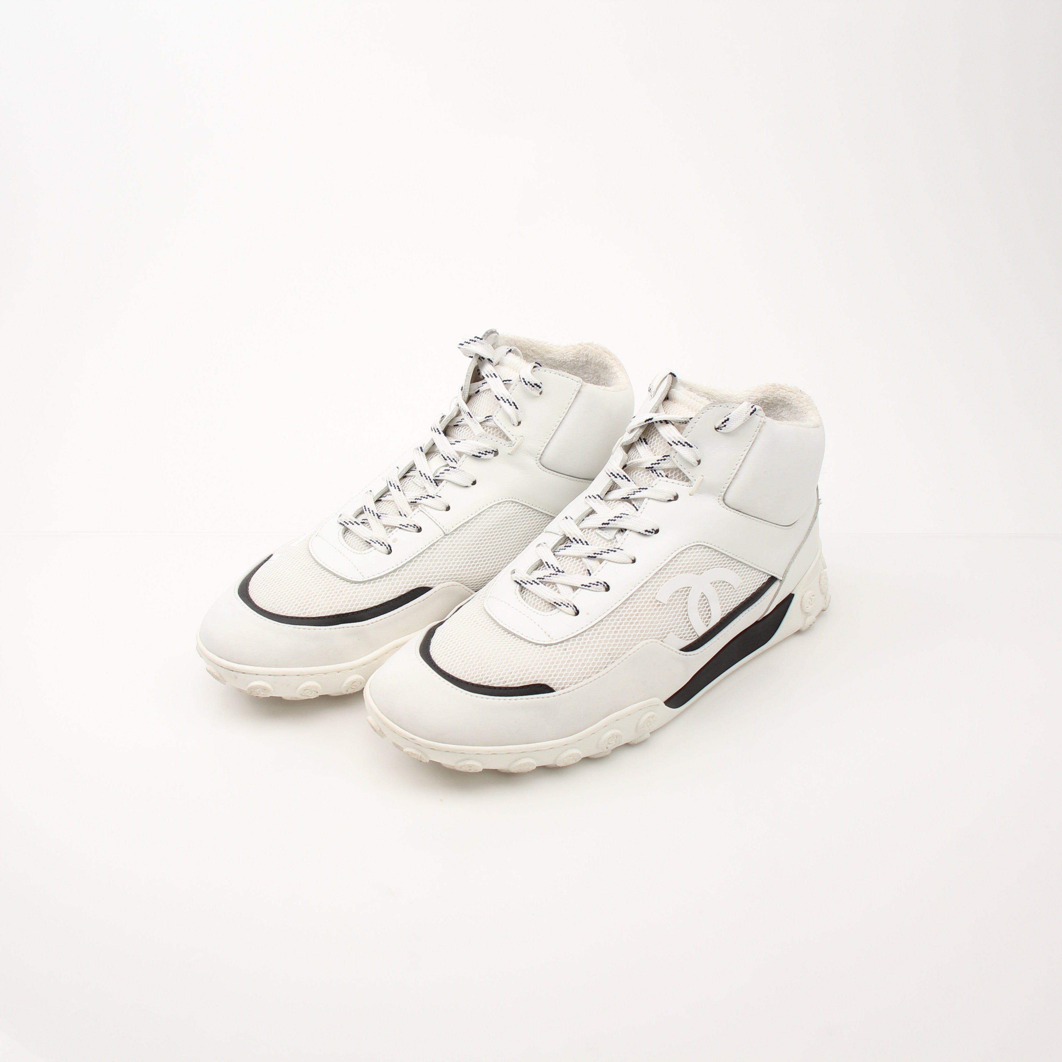 Chanel Women’s CC Logo High Top Sneakers