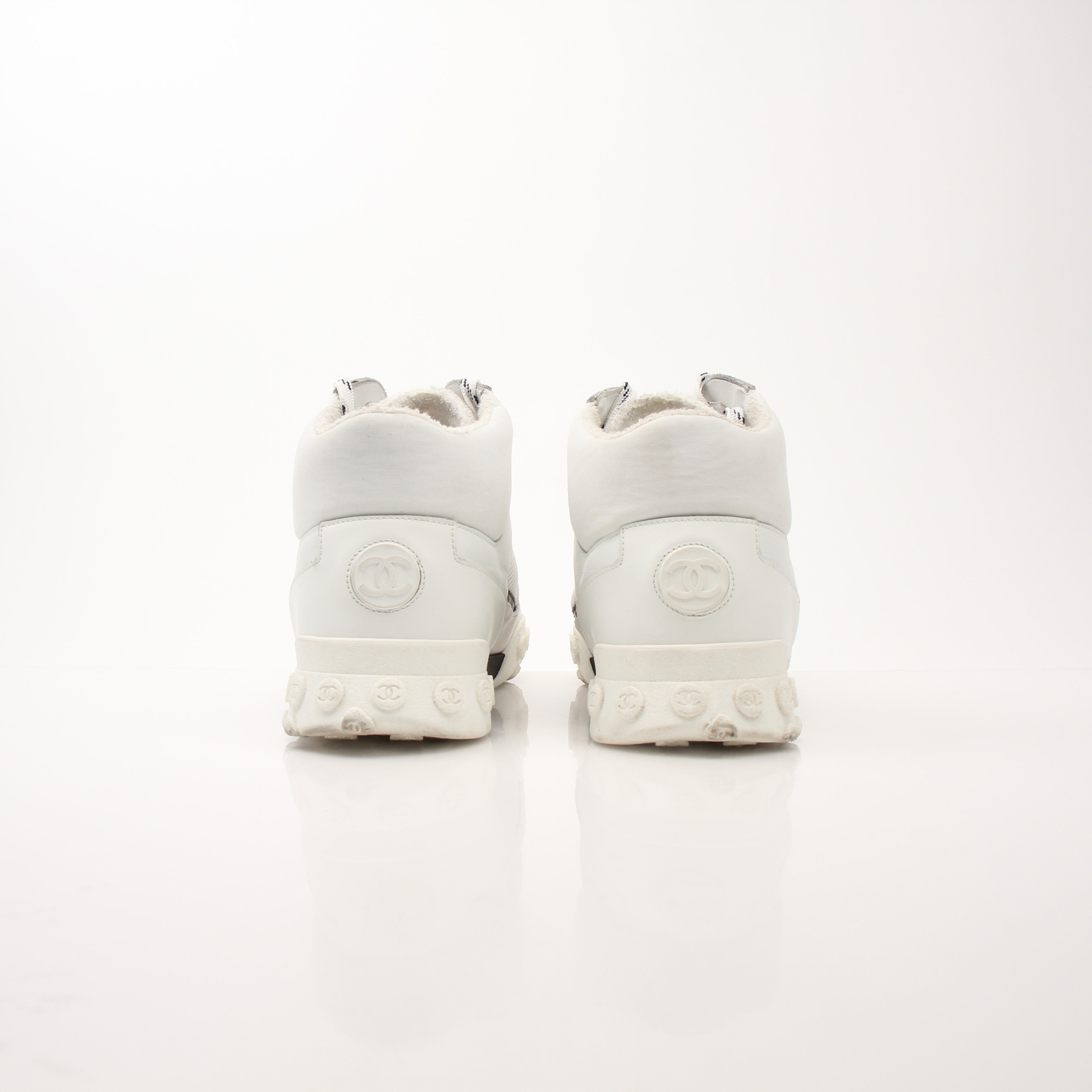 Chanel Women’s CC Logo High Top Sneakers