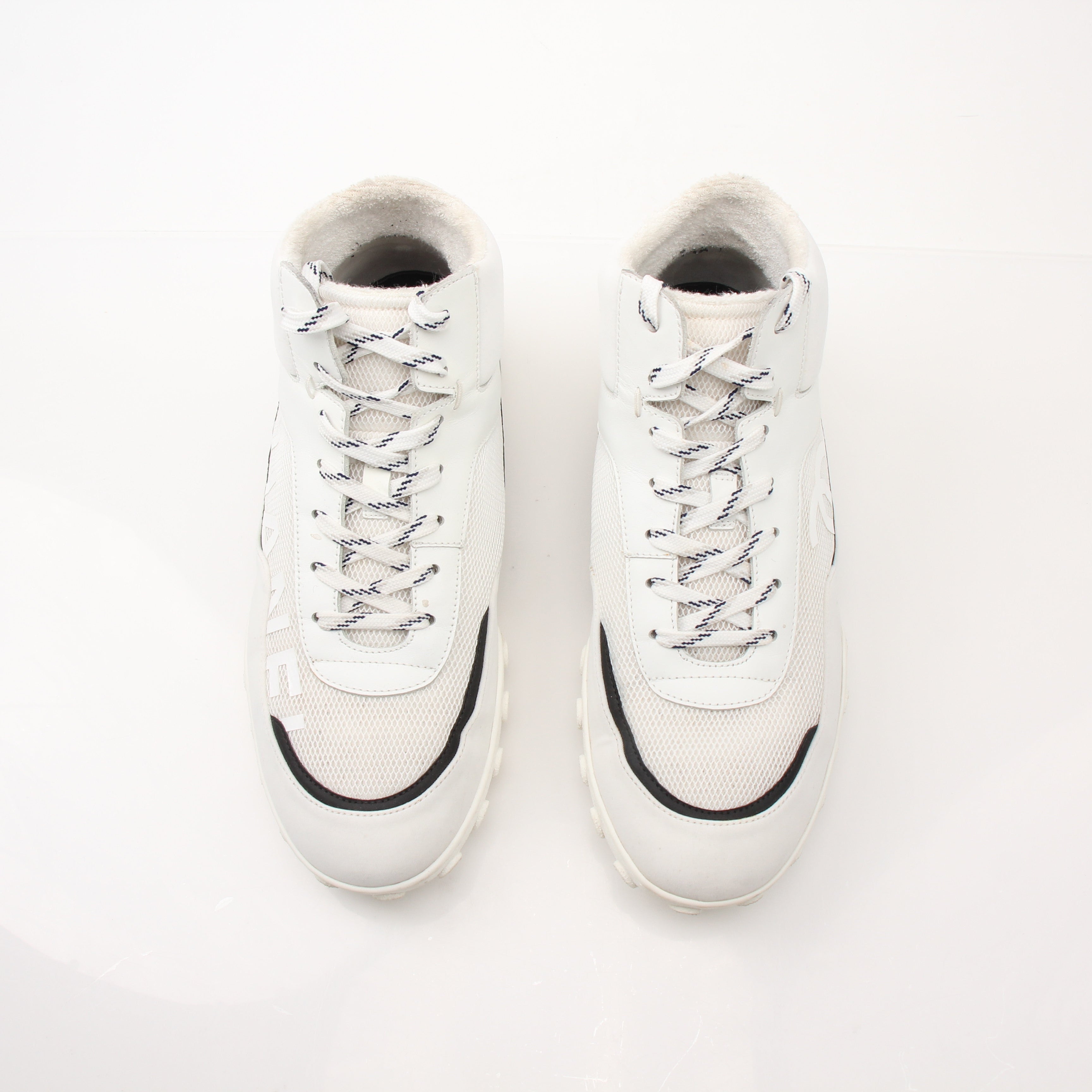 Chanel Women’s CC Logo High Top Sneakers