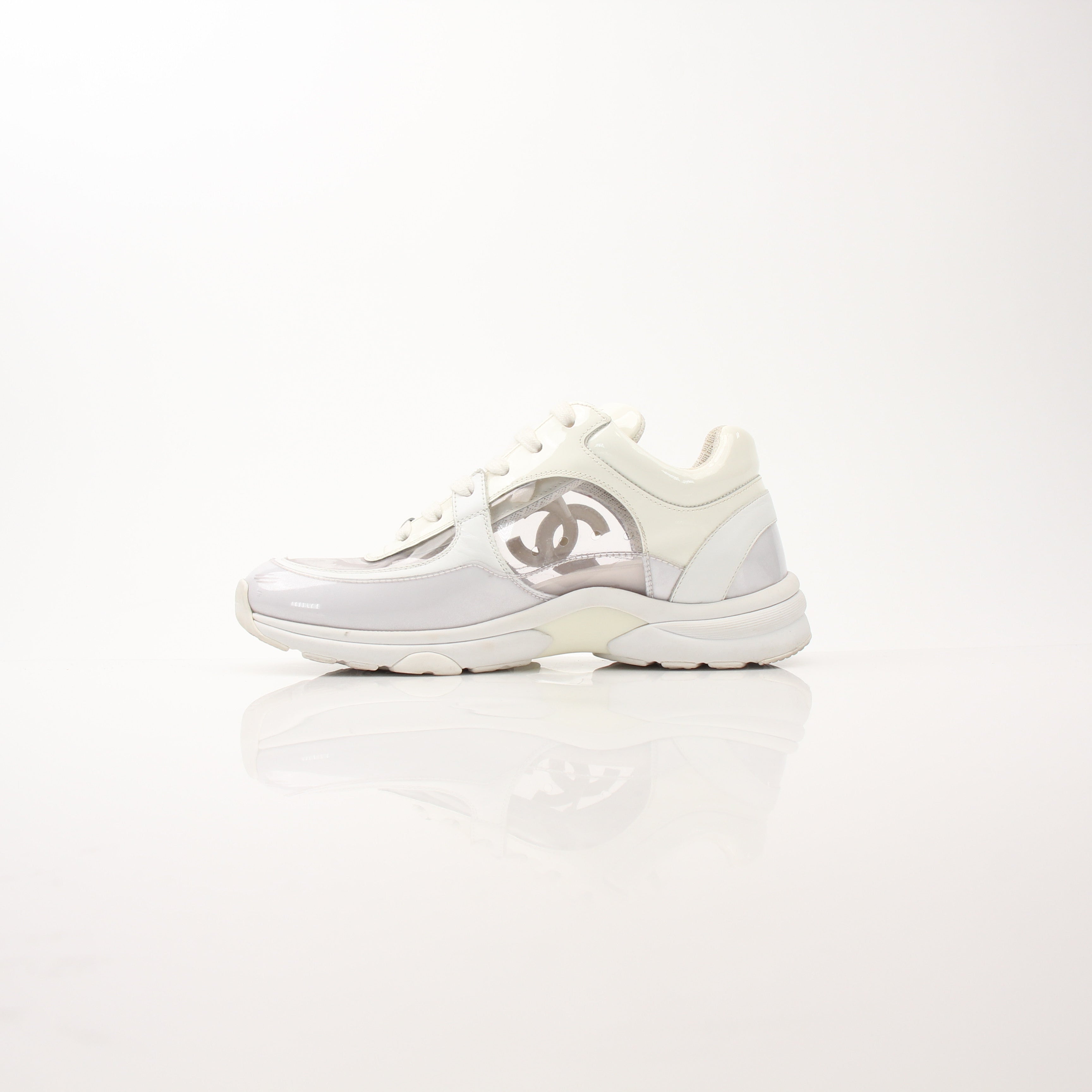 Chanel Women’s PVC CC Chunky Sneakers
