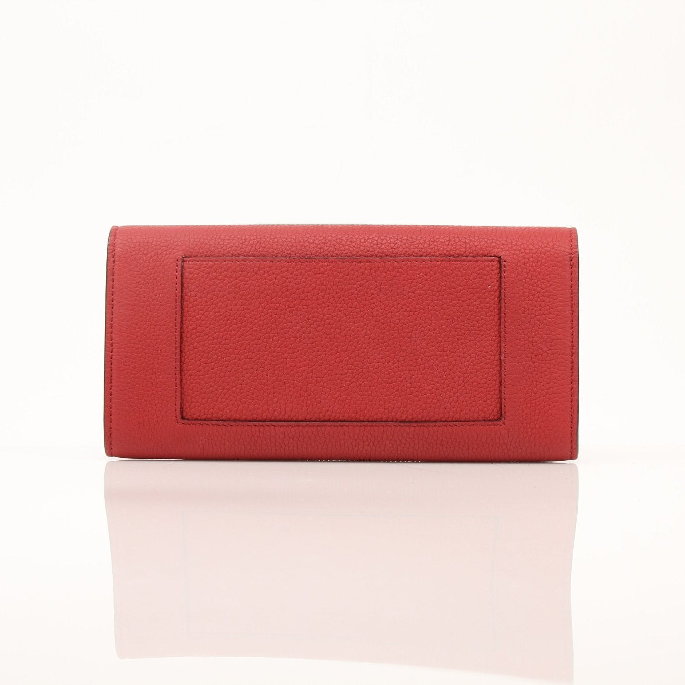 Gold & Beyond Celine Multifunction Flap Wallet with multiple card slots and sleek design, shown in black leather.