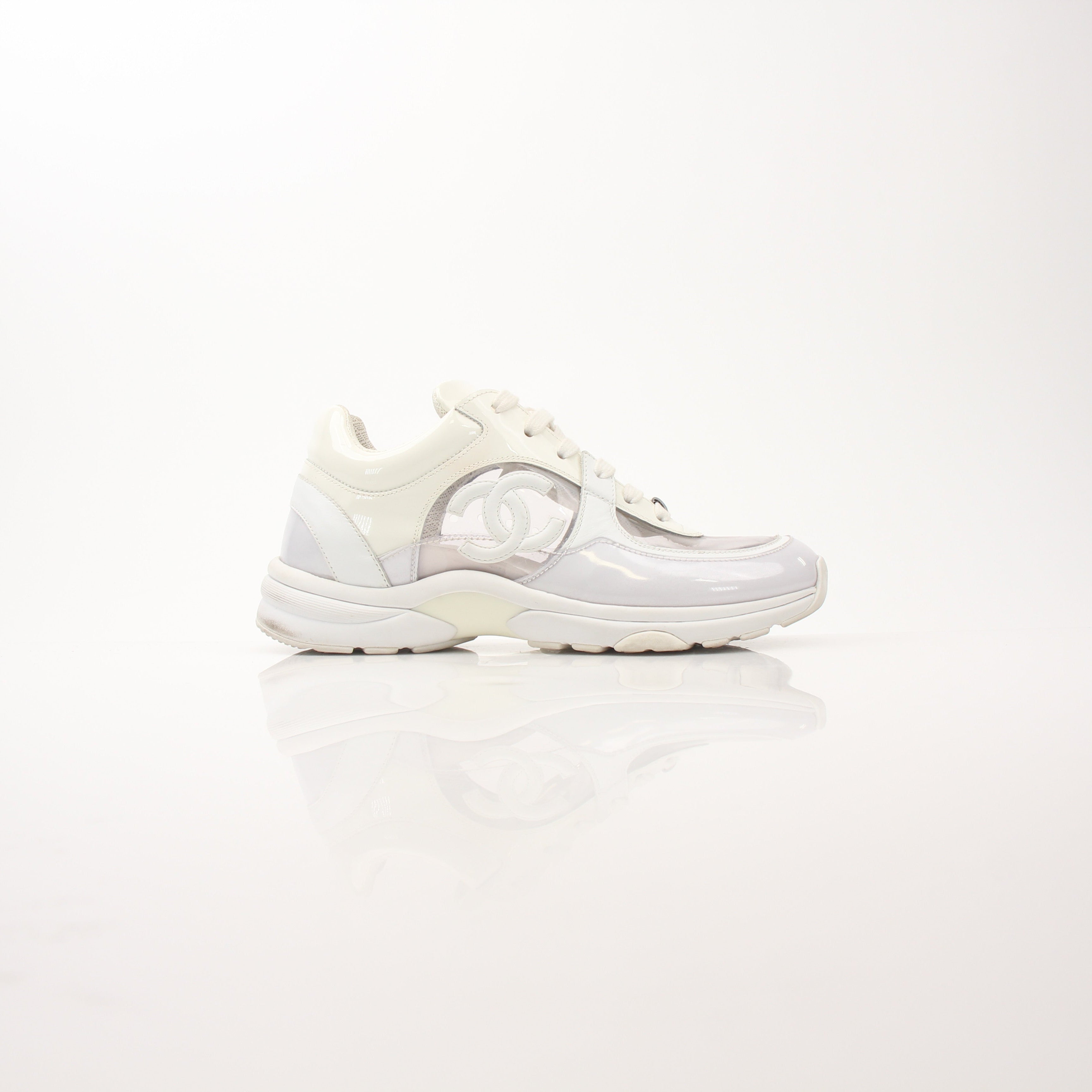 Chanel Women’s PVC CC Chunky Sneakers