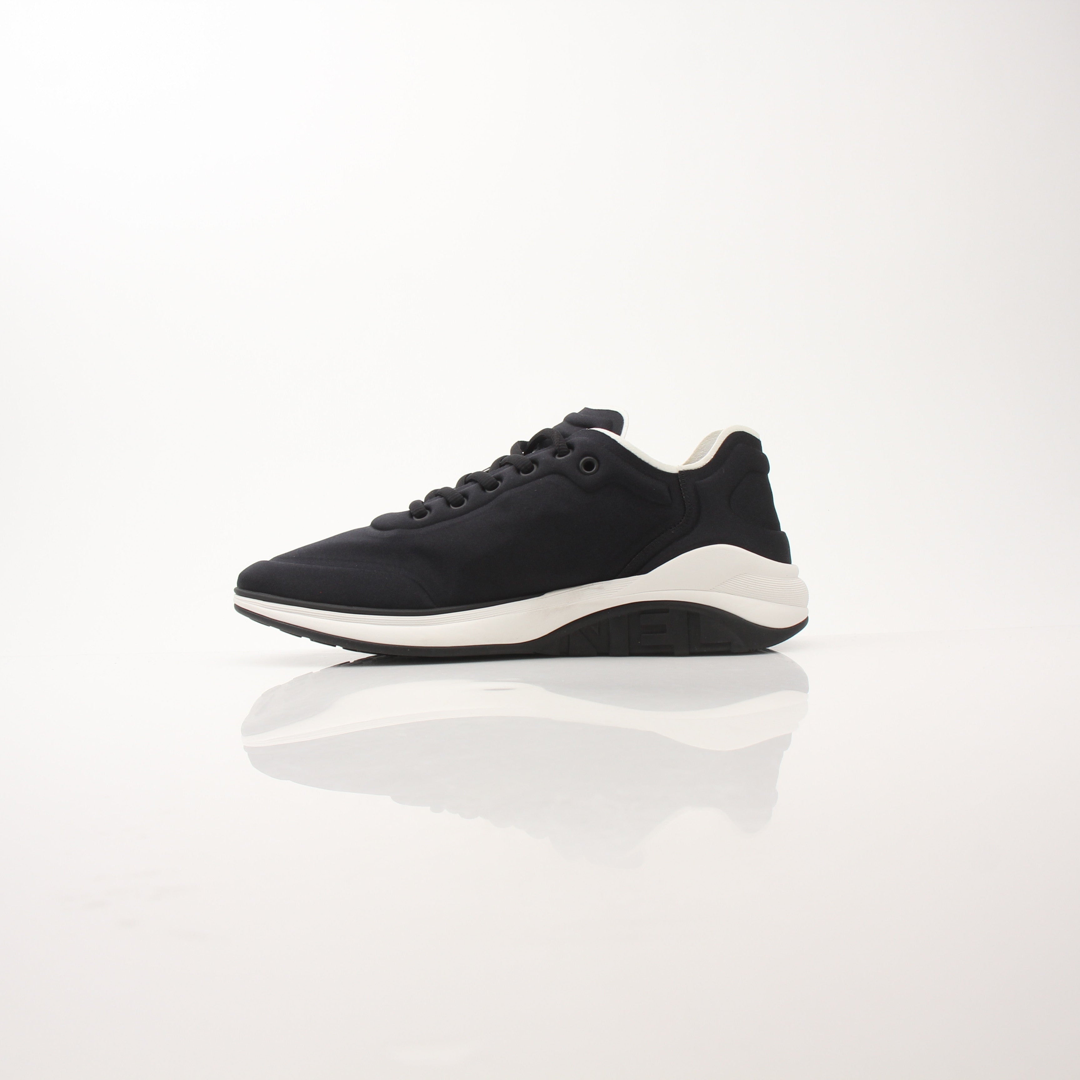 Chanel Men’s Lycra CC Logo Sneakers
