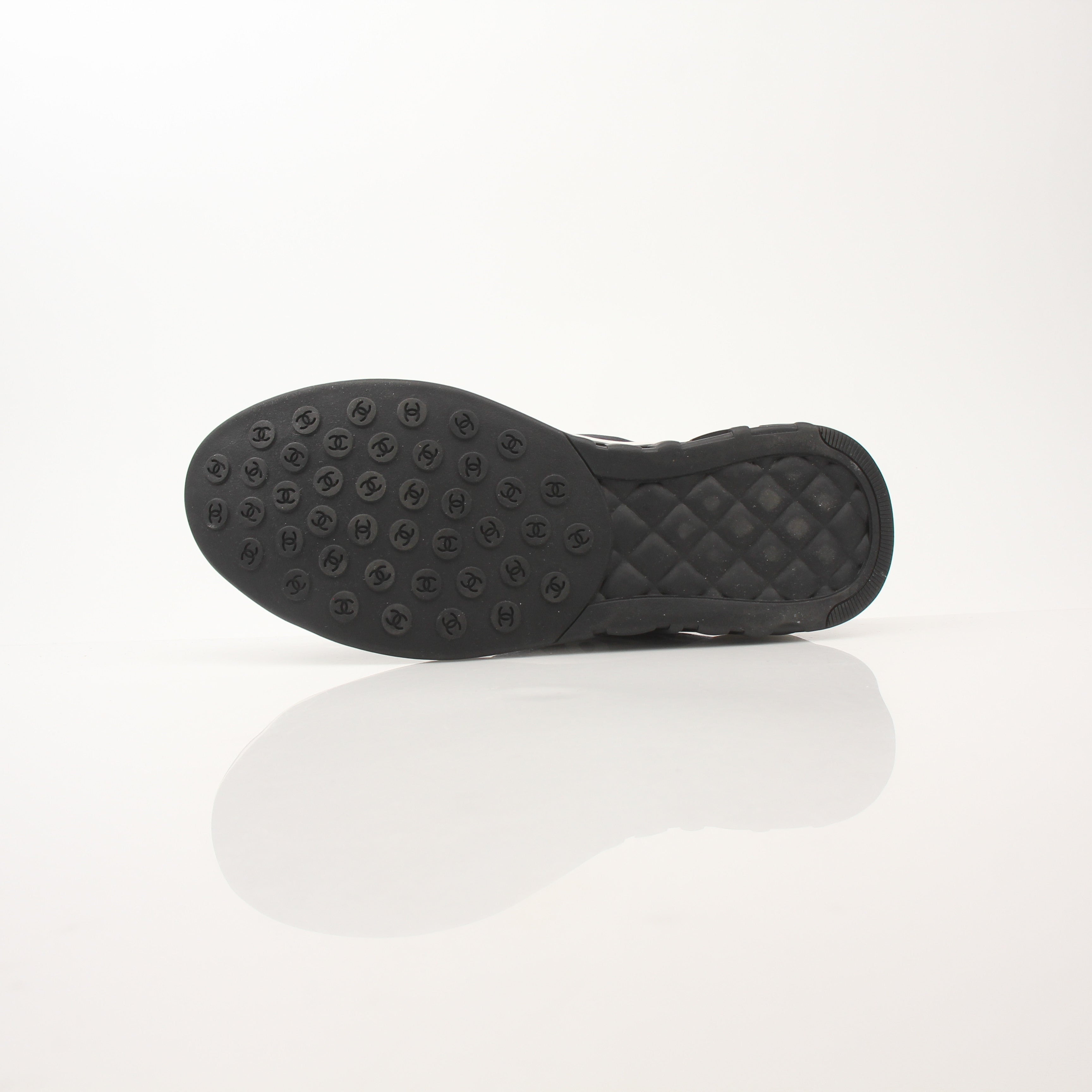 Chanel Men’s Lycra CC Logo Sneakers